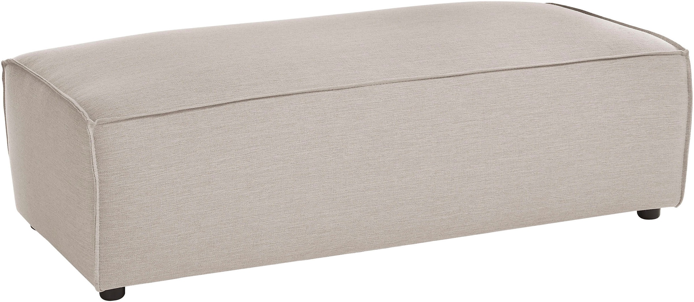 Home affaire Hocker »NEU: SHERWOOD XXL, Polsterhocker, Cord, Webstoff«, rec günstig online kaufen