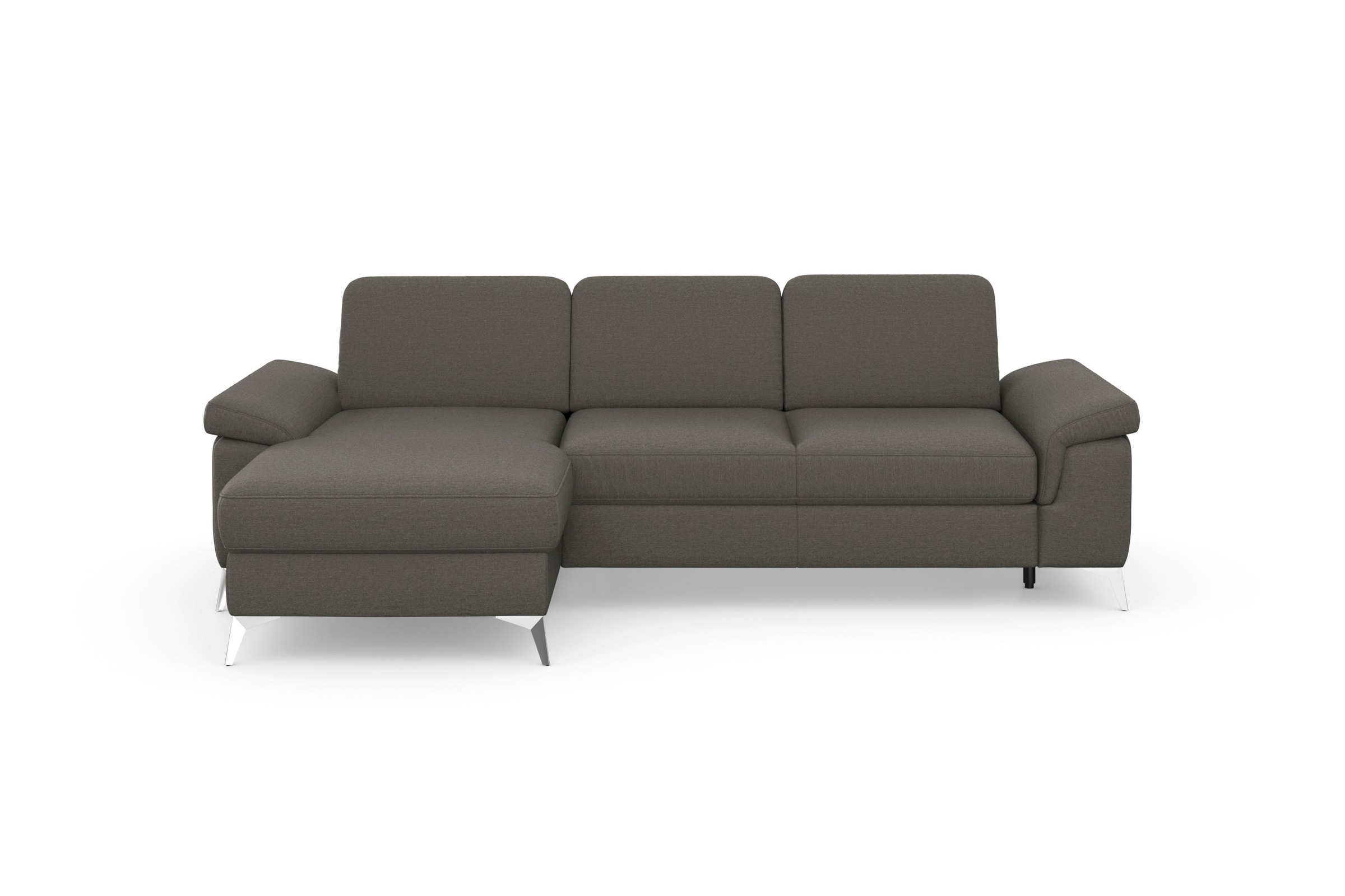 sit&more Ecksofa »Padua L-Form«, inklusive Sitztiefenverstellung, Armteilfunktion und Federkern