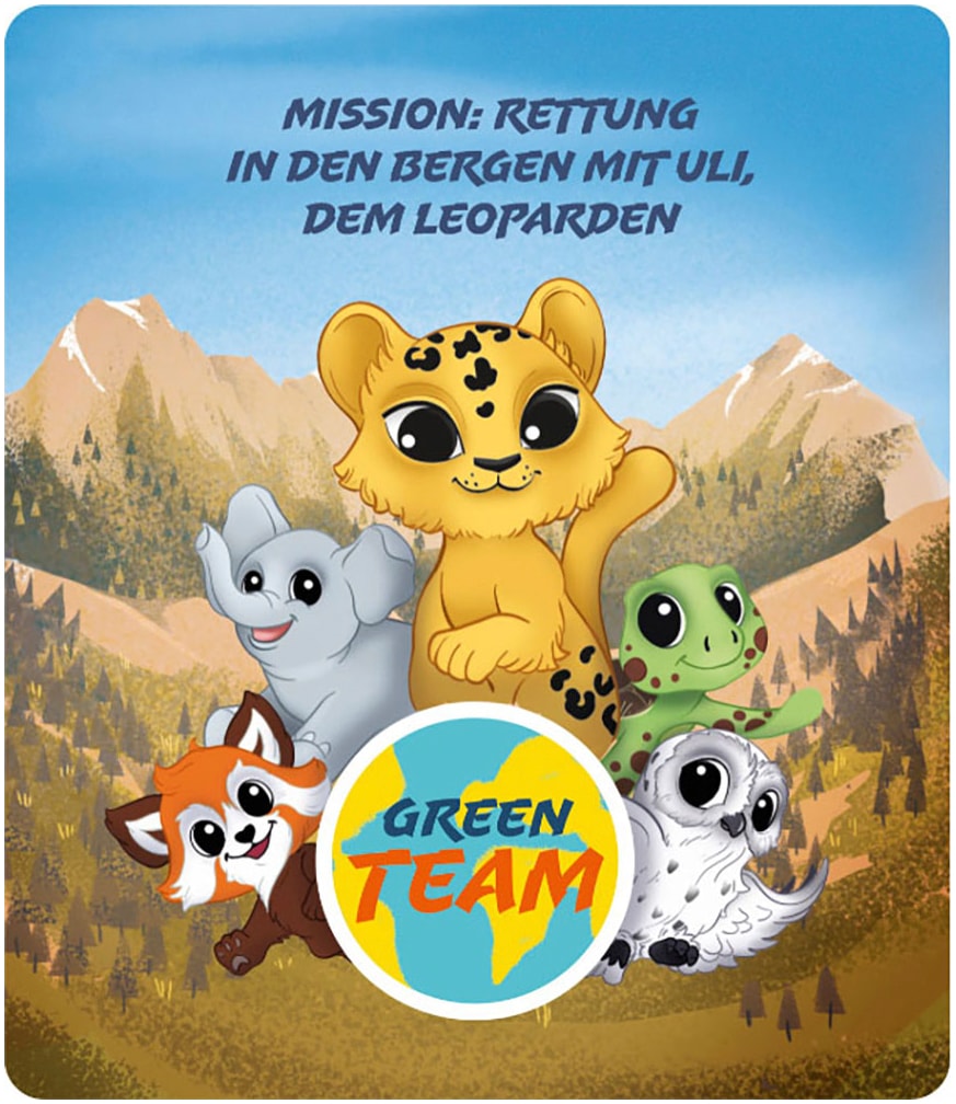 tonies Hörspielfigur »Green Team - Mission: Rettung in den Bergen mit Uli, dem Leoparden«