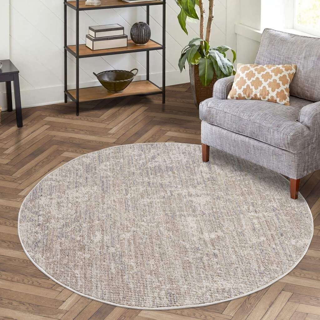 Carpet City Teppich »CLASICO 9150«, rund, 11 mm Höhe, Kurzflor Meliert, Boh günstig online kaufen