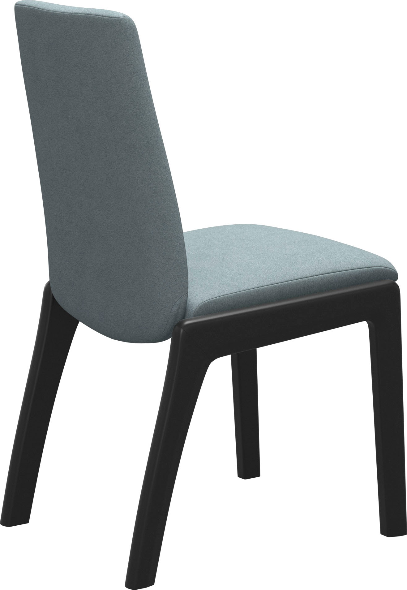 Stressless® Polsterstuhl »Laurel«, Microfaser DINAMICA, Low Back, Größe M, mit abgerundeten Beinen in Schwarz
