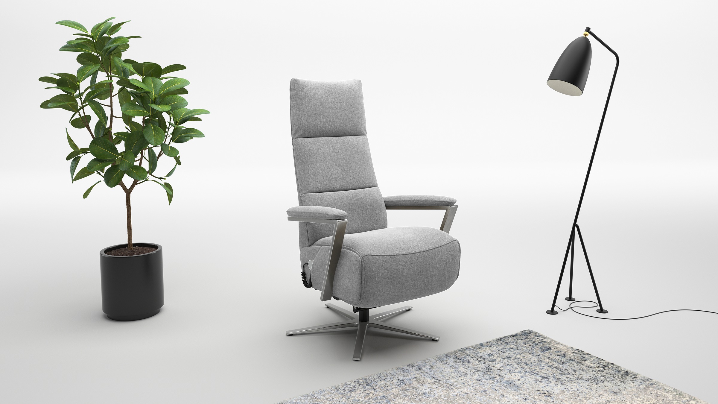 sit&more TV-Sessel »Vario Comfort, inkl. Kopfteilverstellung & 360° Drehfun günstig online kaufen