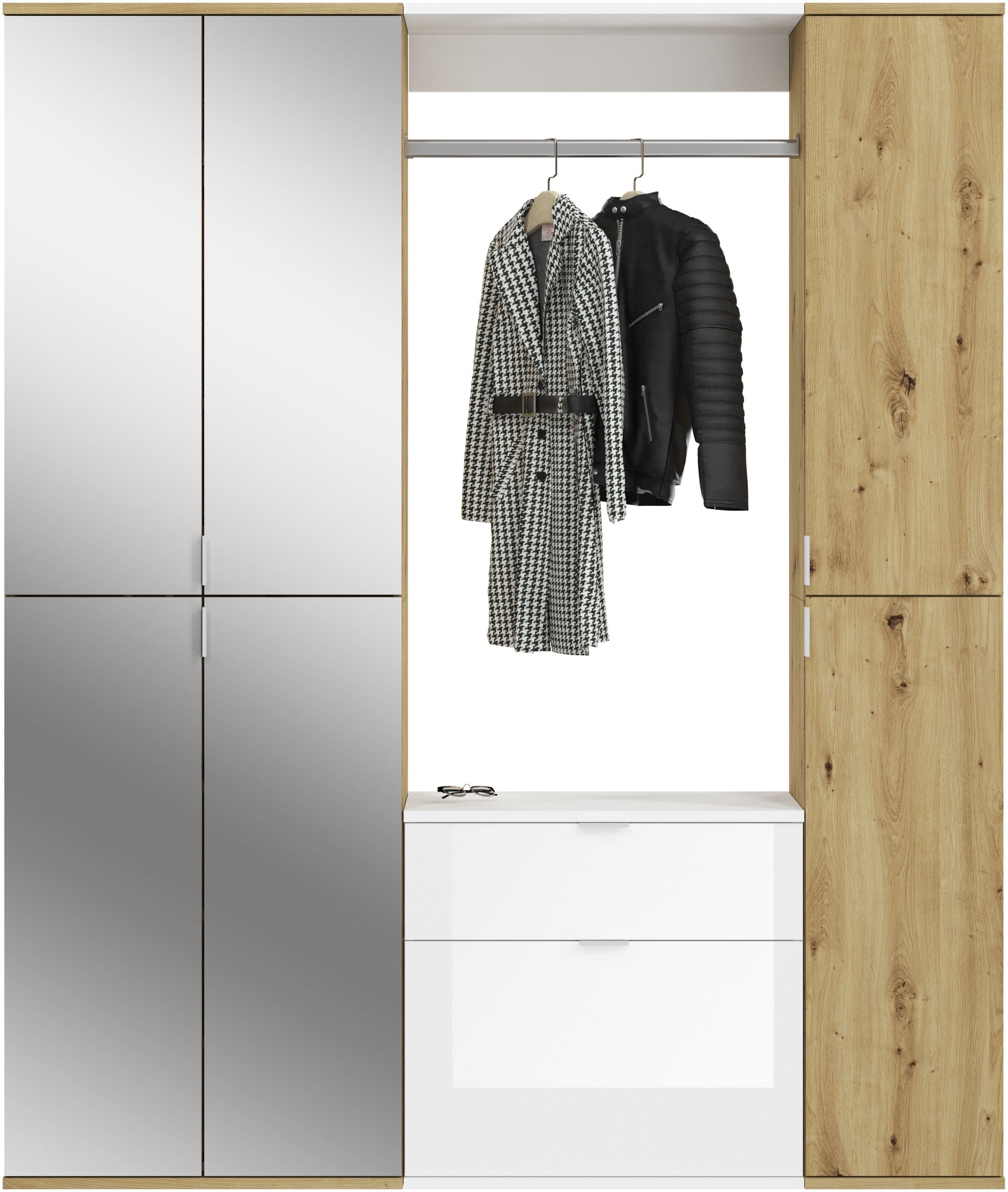 INOSIGN Garderoben-Set »Trondheim, Breite 152 cm, 5-teilig, bestehend aus:« günstig online kaufen