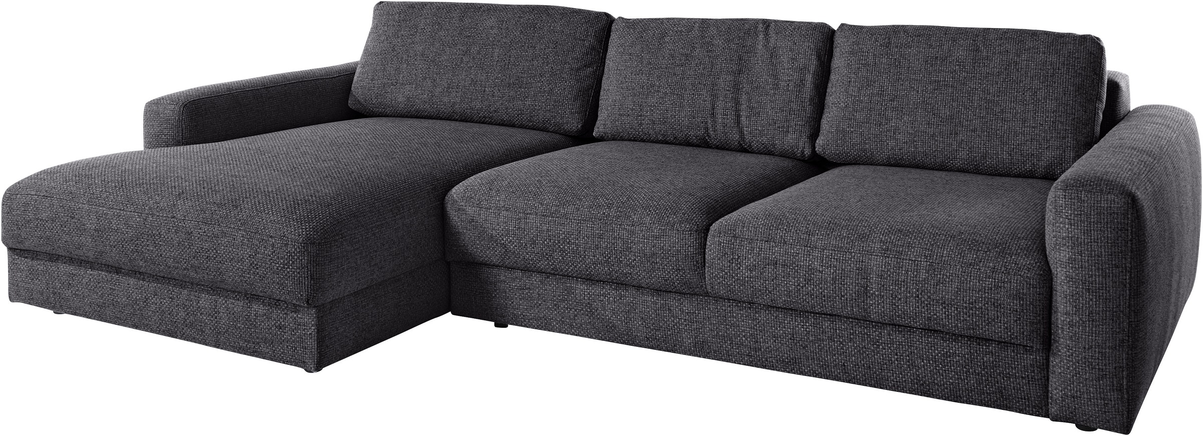 Places of Style Ecksofa »Bloomfield, elegant, viel Platz, Mega Couch, Breite 303cm, L-Form«, extra tiefe Sitzfläche, wahlweise mit Sitztiefenverstellung
