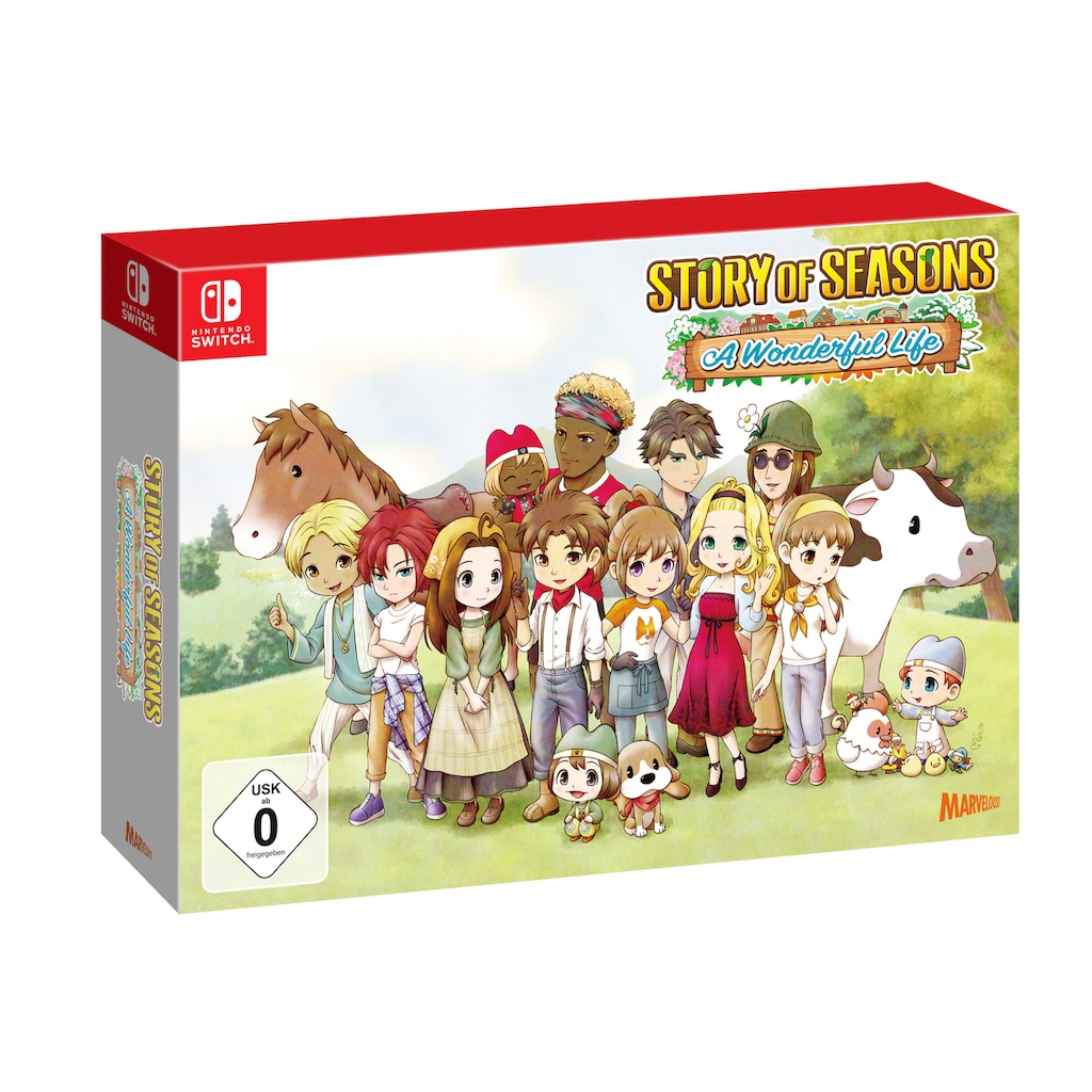 Marvelous Games Spielesoftware »Story of Seasons: A Wonderful Life Limited Edition«, Nintendo Switch