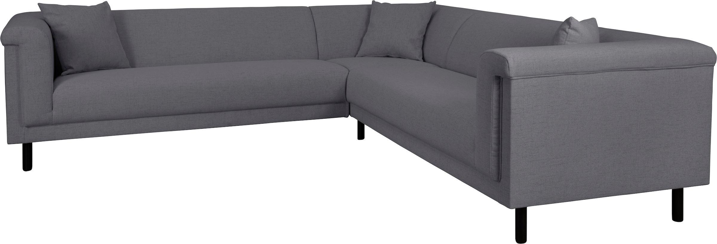 Home affaire Ecksofa »AGNIA L-Form   B/T/H: 244/244/71 cm« incl. Zierkissen, gleichschenklig, auch in Cord