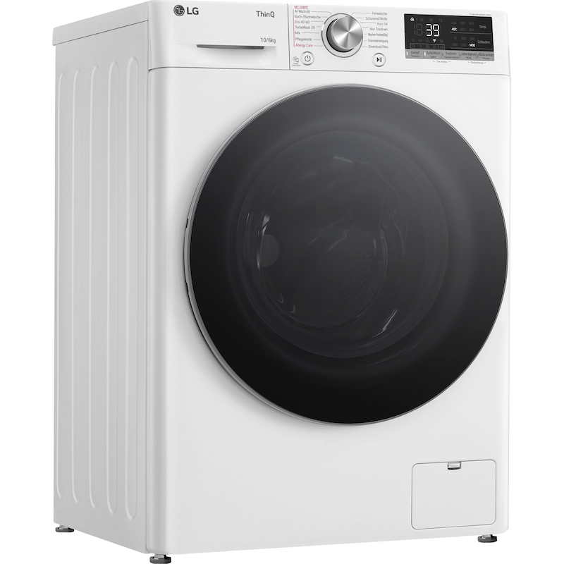 LG Waschtrockner »W4WR70X61« Serie 7 10 kg /6 kg 71 dB(A) weiß AI DD : intelligente Erkennung der Fasern für 18 % mehr Gewebeschutz