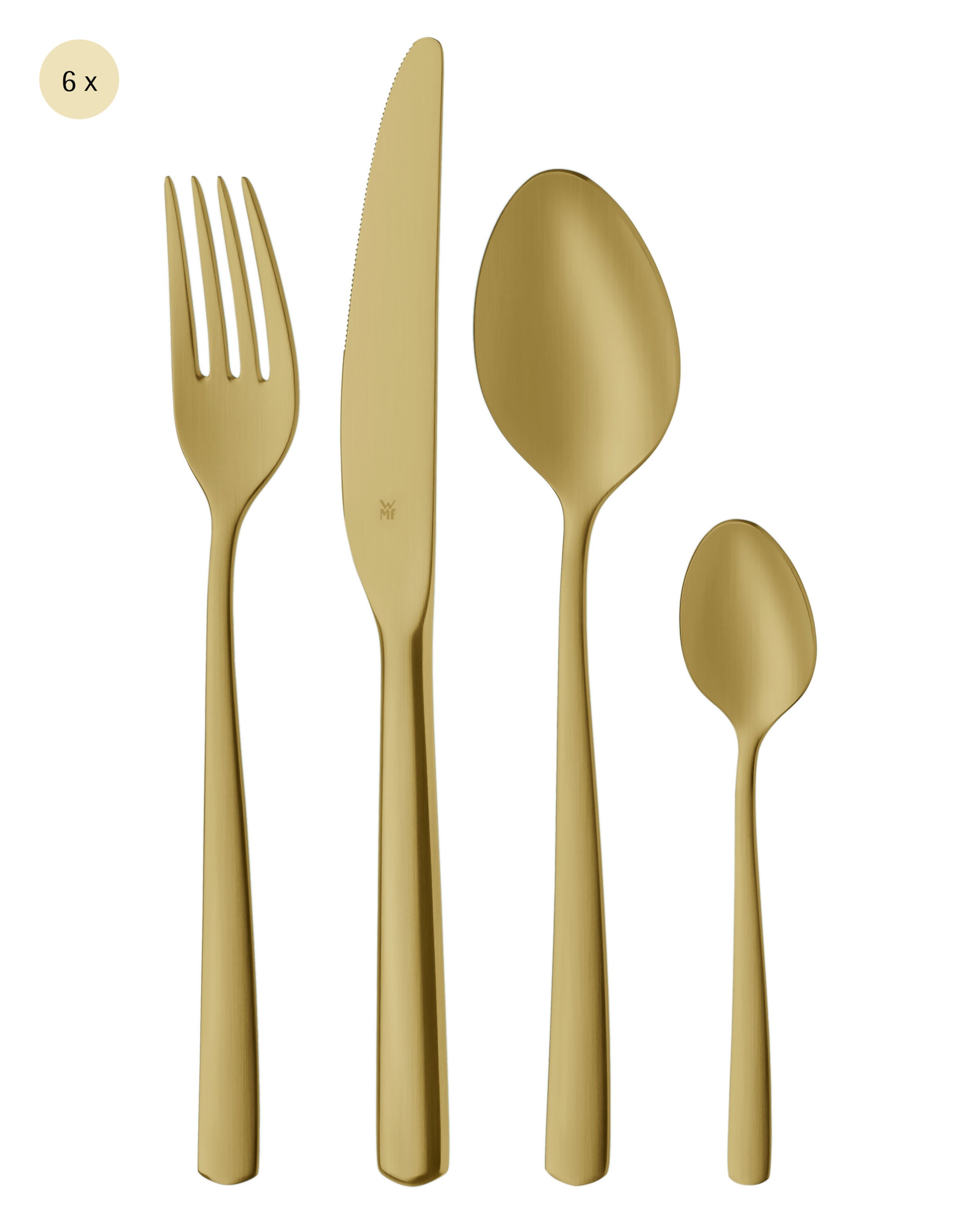 WMF Besteck-Set »Boston in edler Optik, ergonomische Haptik, Messer mit Wel günstig online kaufen