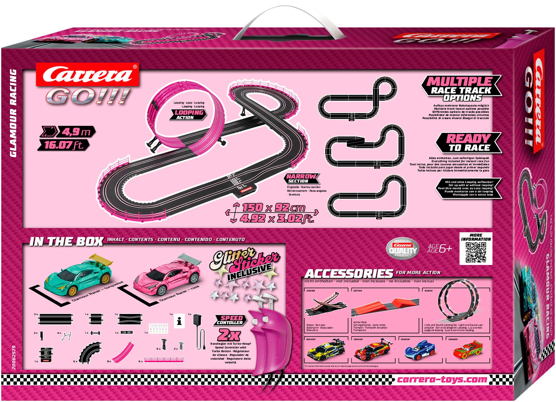 Carrera® Autorennbahn »Carrera GO!!! - Glamour Racing«