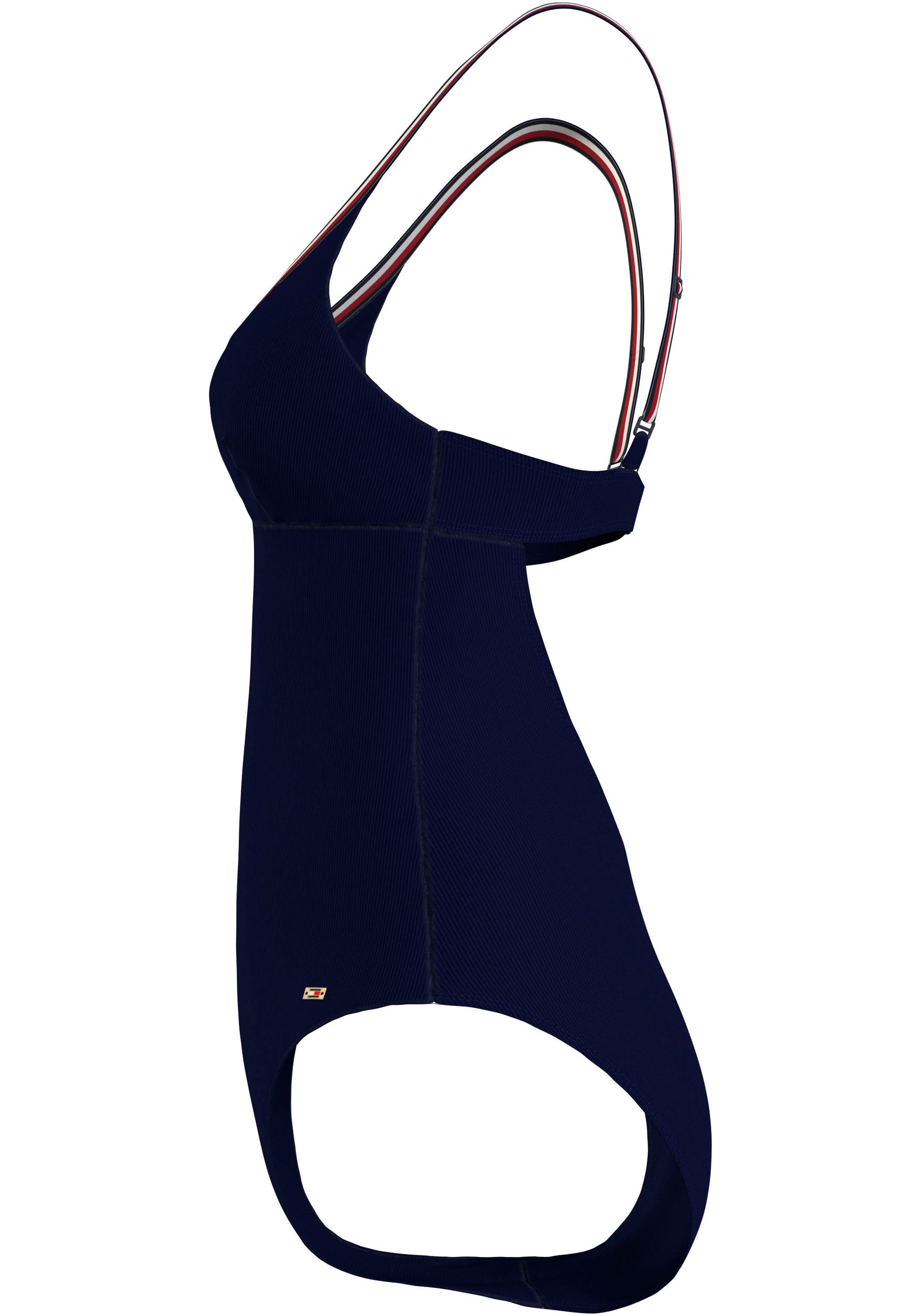 Tommy Hilfiger Swimwear Badeanzug »TRIANGLE ONE PIECE RP«, mit kontrastfarbenen Kanten