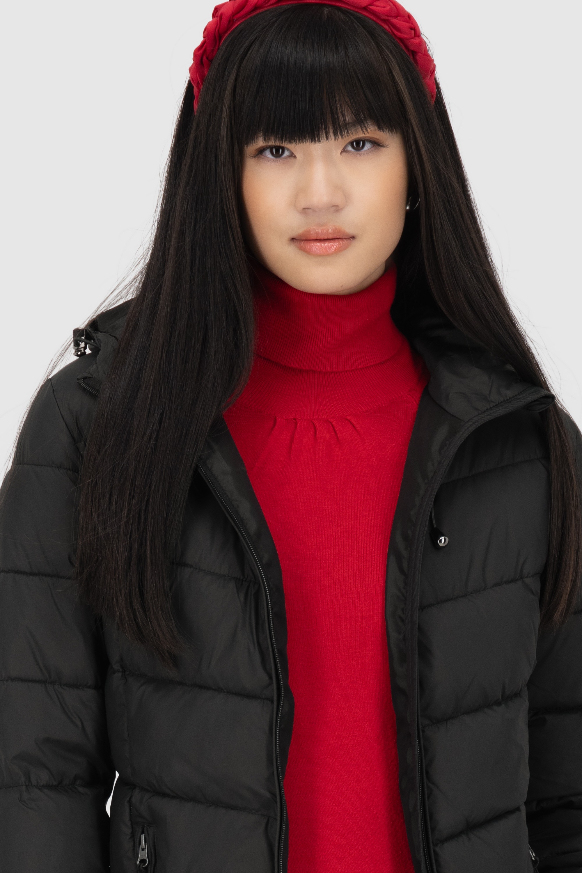 Alife & Kickin Winterjacke »Damen LirazAK A«, Ultraleichte taillierte Steppjacke mit Kapuze