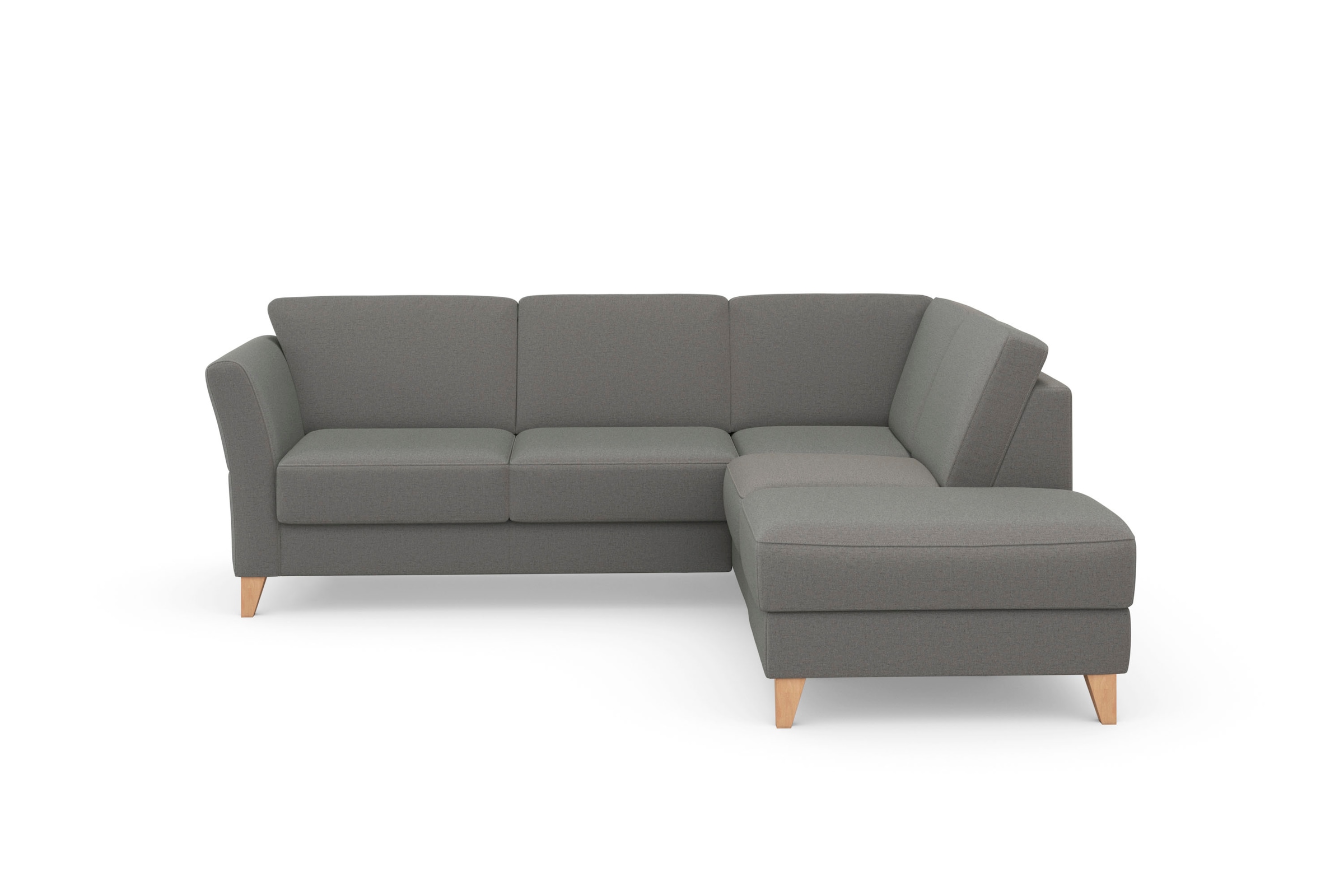 sit&more Ecksofa »Visby L-Form«, Wahlweise mit Bettfunktion und Stauraum, f günstig online kaufen