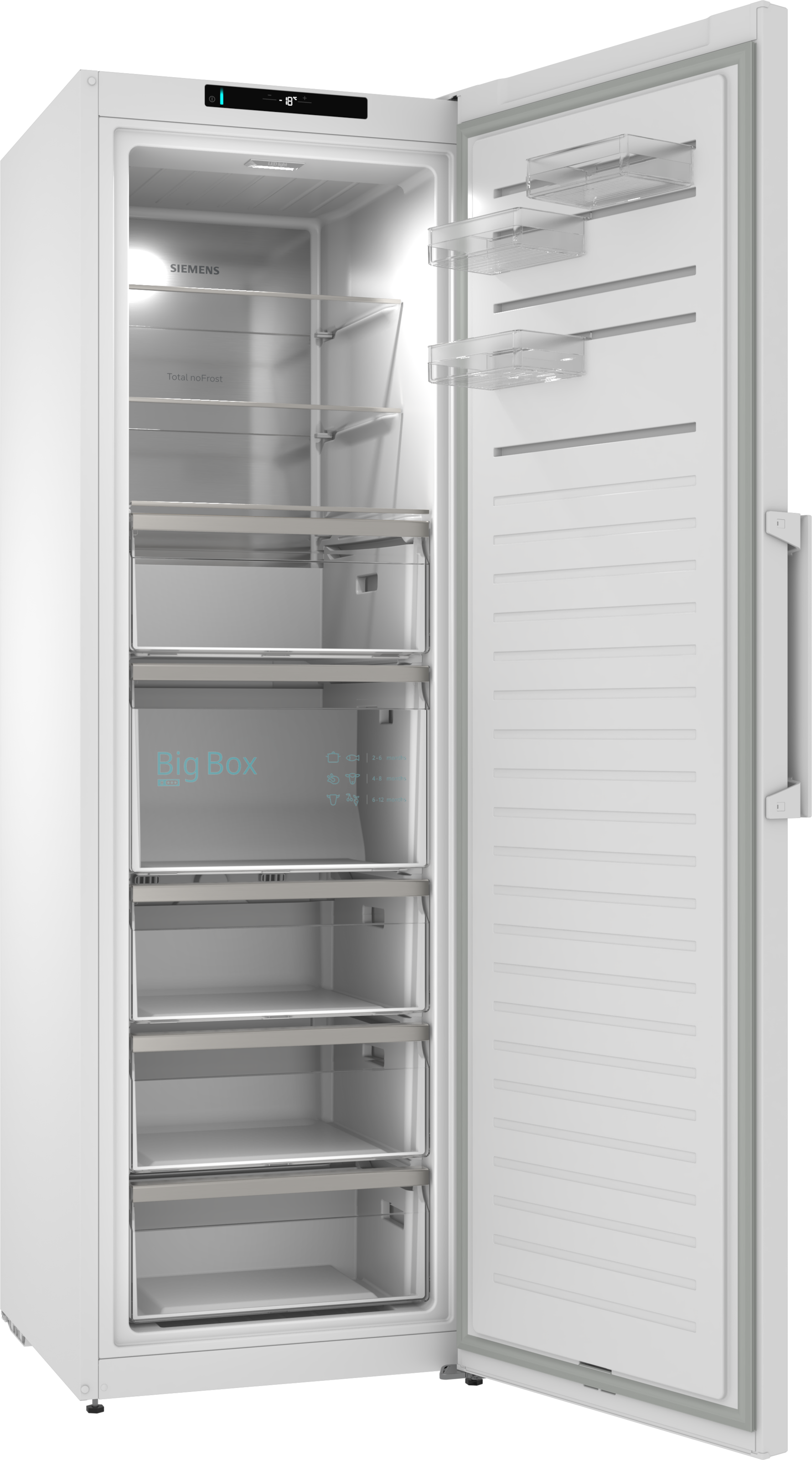 SIEMENS Gefrierschrank NoFrost iQ300 »GS36NVWCG« 186,2 cm hoch 59,5 cm breit