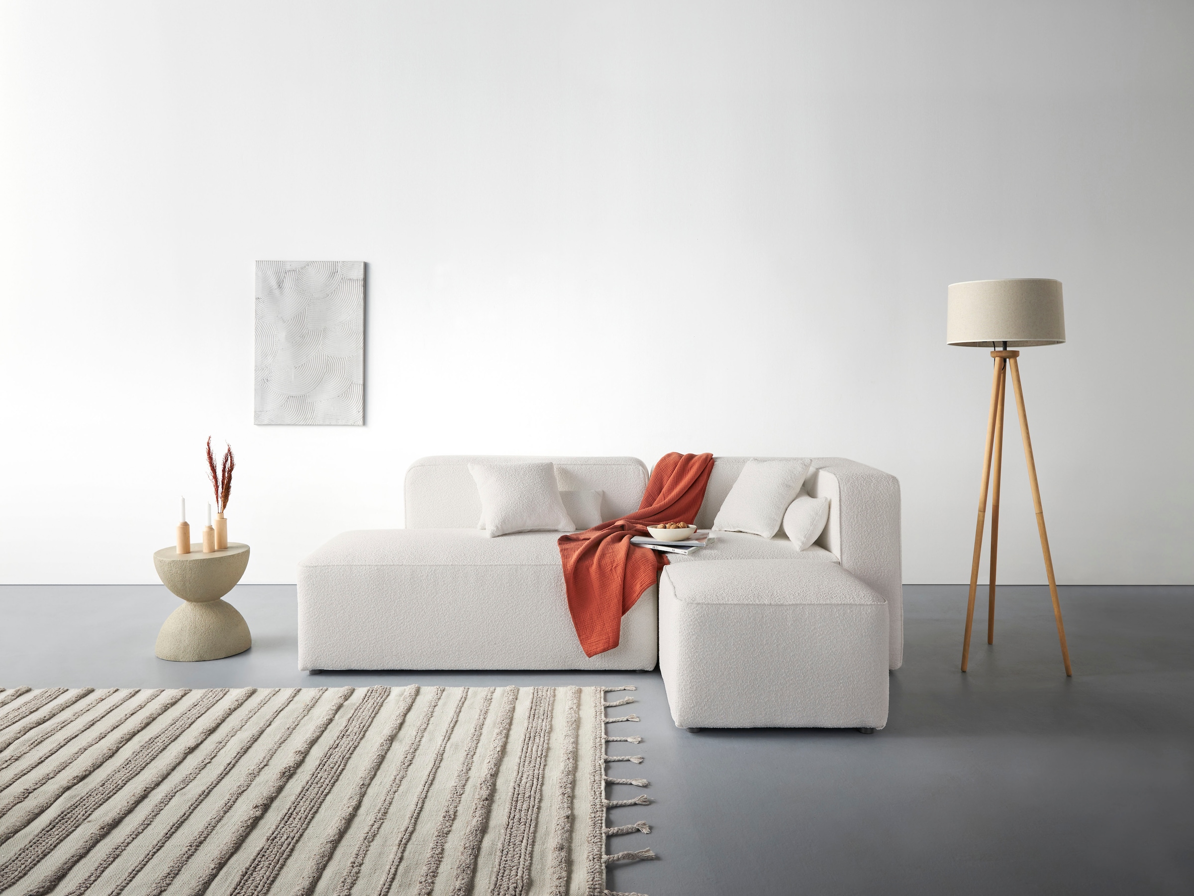 andas Ecksofa "Sundstrup L-Form", Modulserie, individuelle Zusammenstellung günstig online kaufen