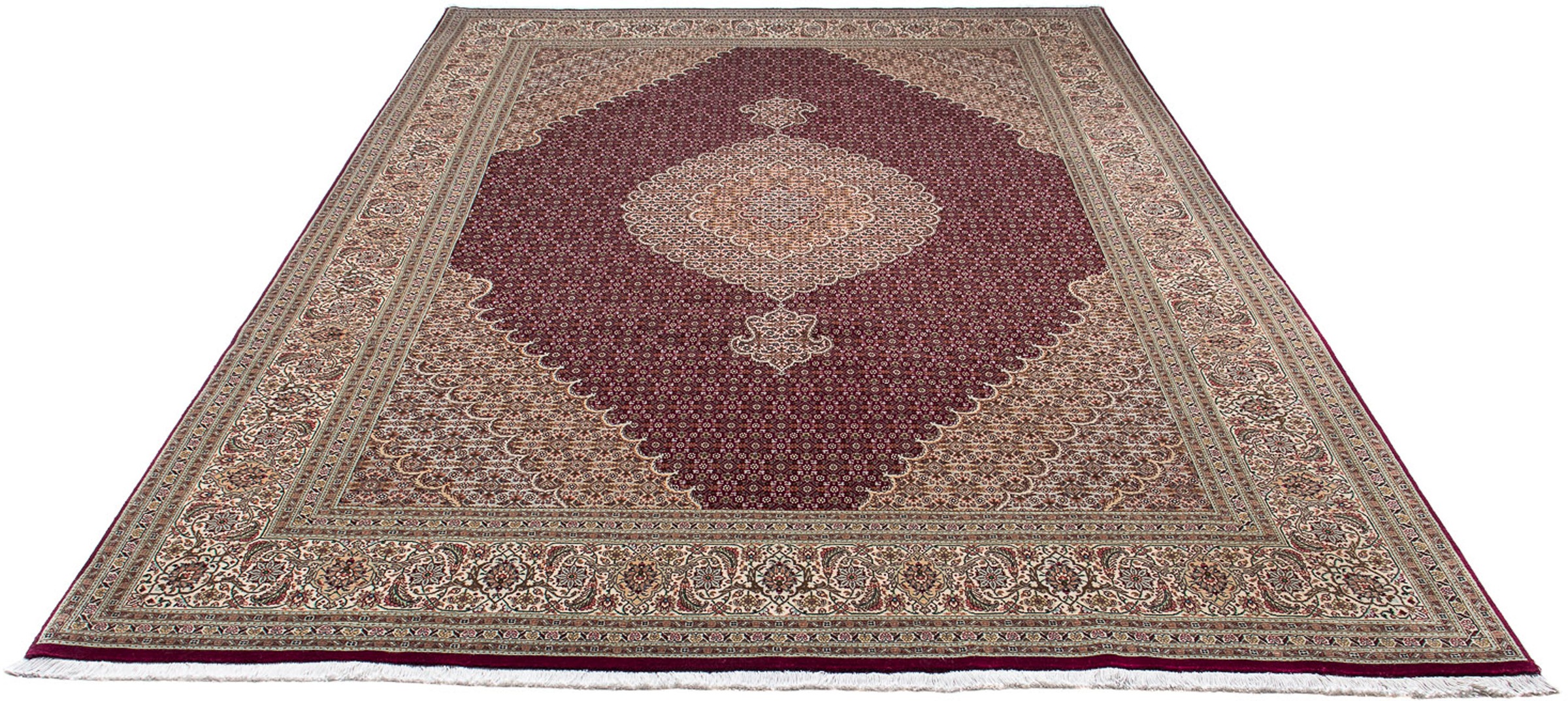 morgenland Orientteppich »Perser - Täbriz - 300 x 200 cm - dunkelrot«, rech günstig online kaufen