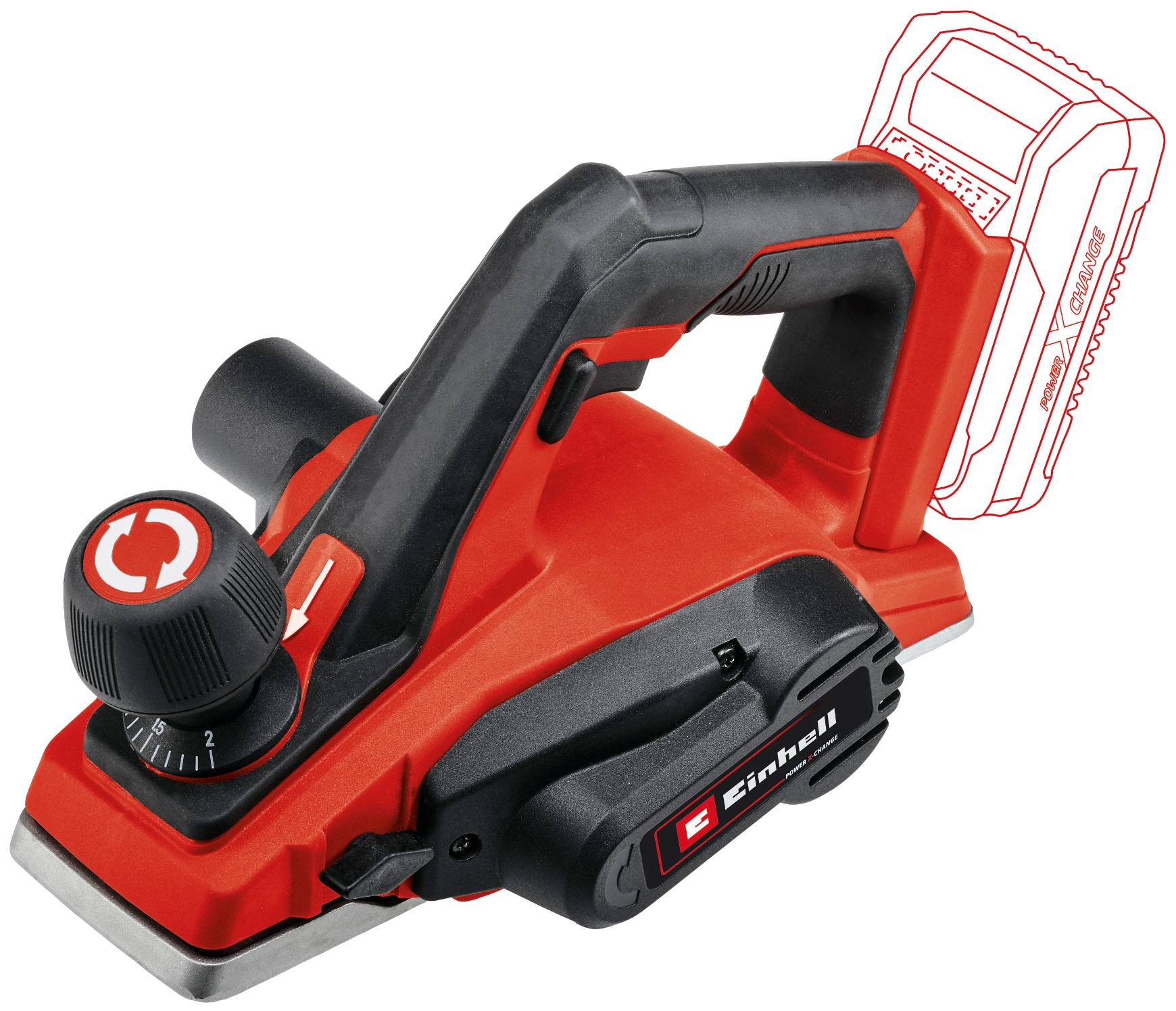 Einhell Akku-Elektrohobel »TE-PL 18/82 Li - Solo«, ohne Akku und Ladegerät