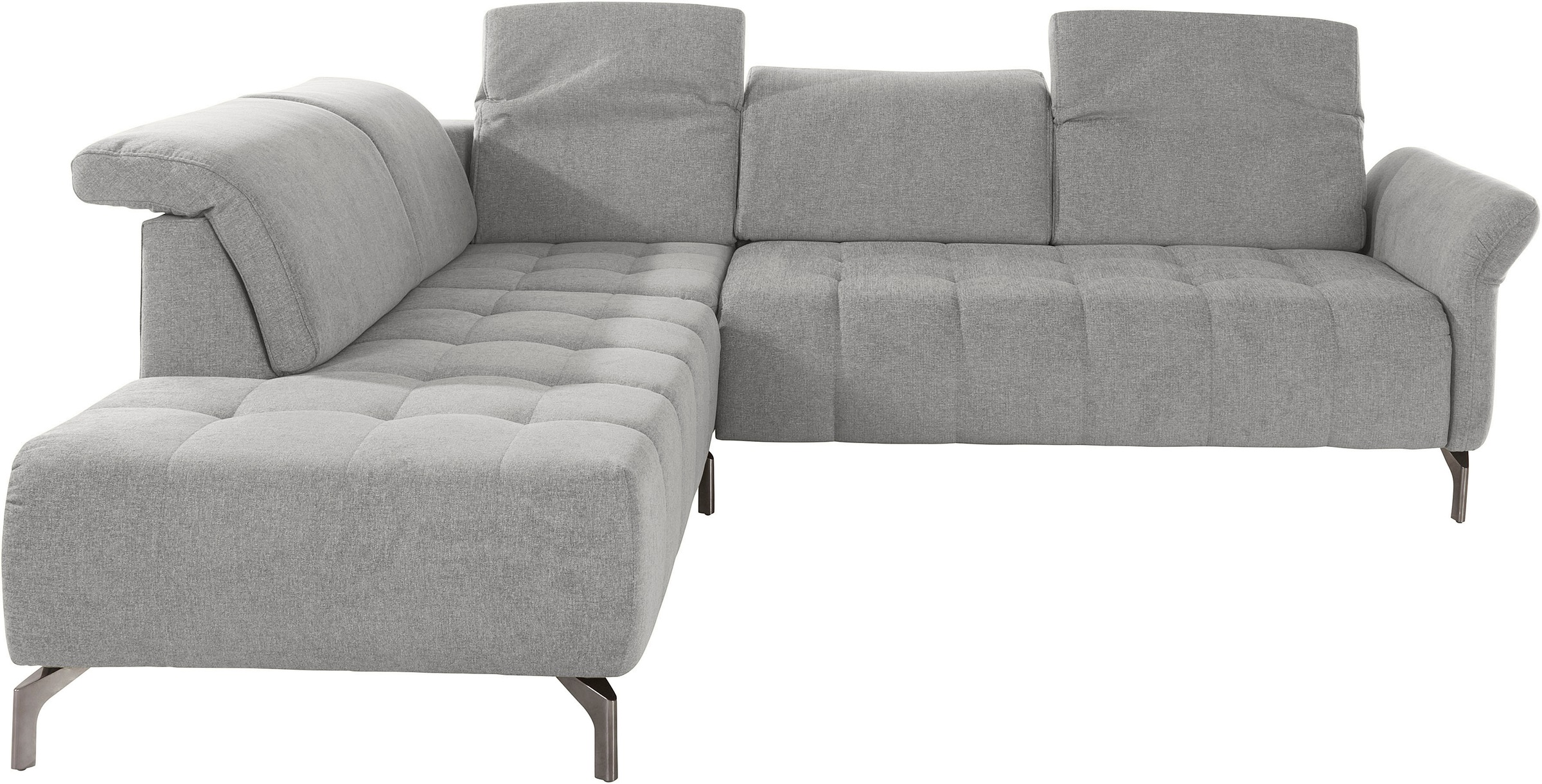 INOSIGN Ecksofa »Fresh L-Form« Federkern, wahlweise Kopfteilverstellung und günstig online kaufen