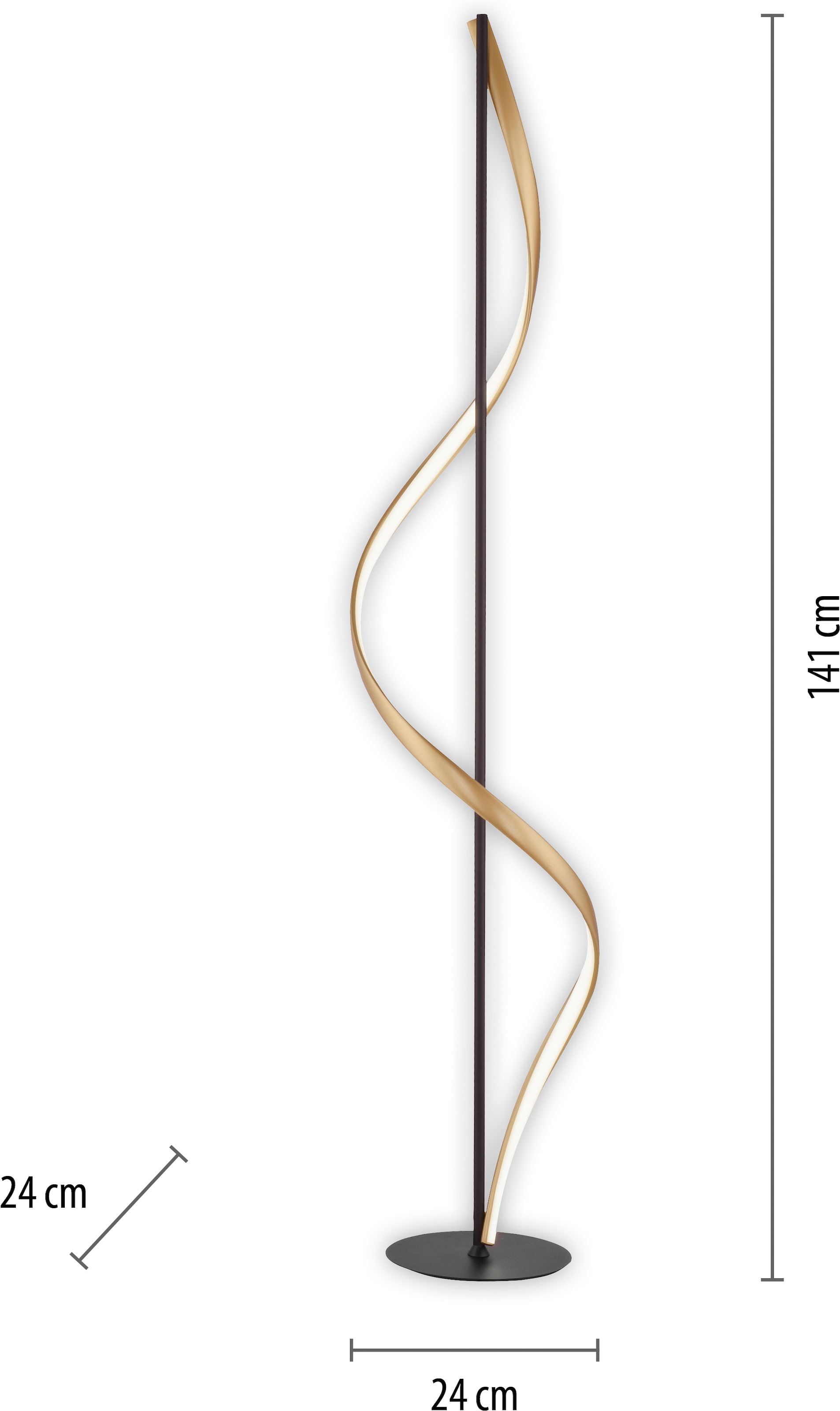 Neuhaus Q SMART HOME LIGHTS LED Stehlampe »Q-SWING« LED-Board 1 Stk. warmweiß - kaltweiß