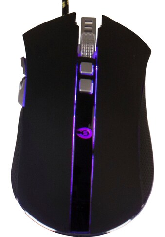 Hyrican Gaming-Maus »ST-GM108«, USB, RGB-LED, 9 Tasten, 6000 dpi, 2g Gewichte kaufen