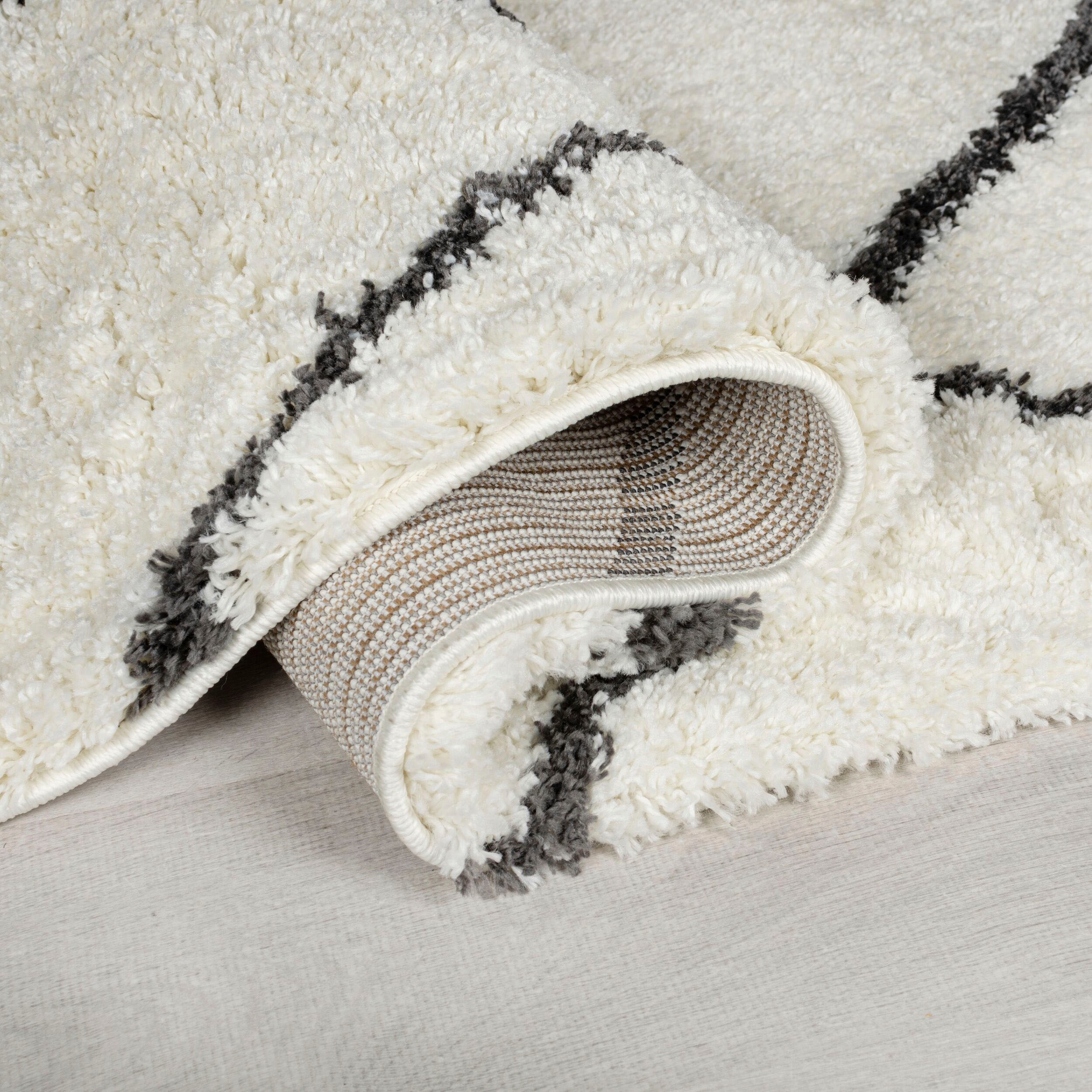 FLAIR RUGS Hochflor-Teppich »RIAD«, rechteckig, 40 mm Höhe, Berber Muster