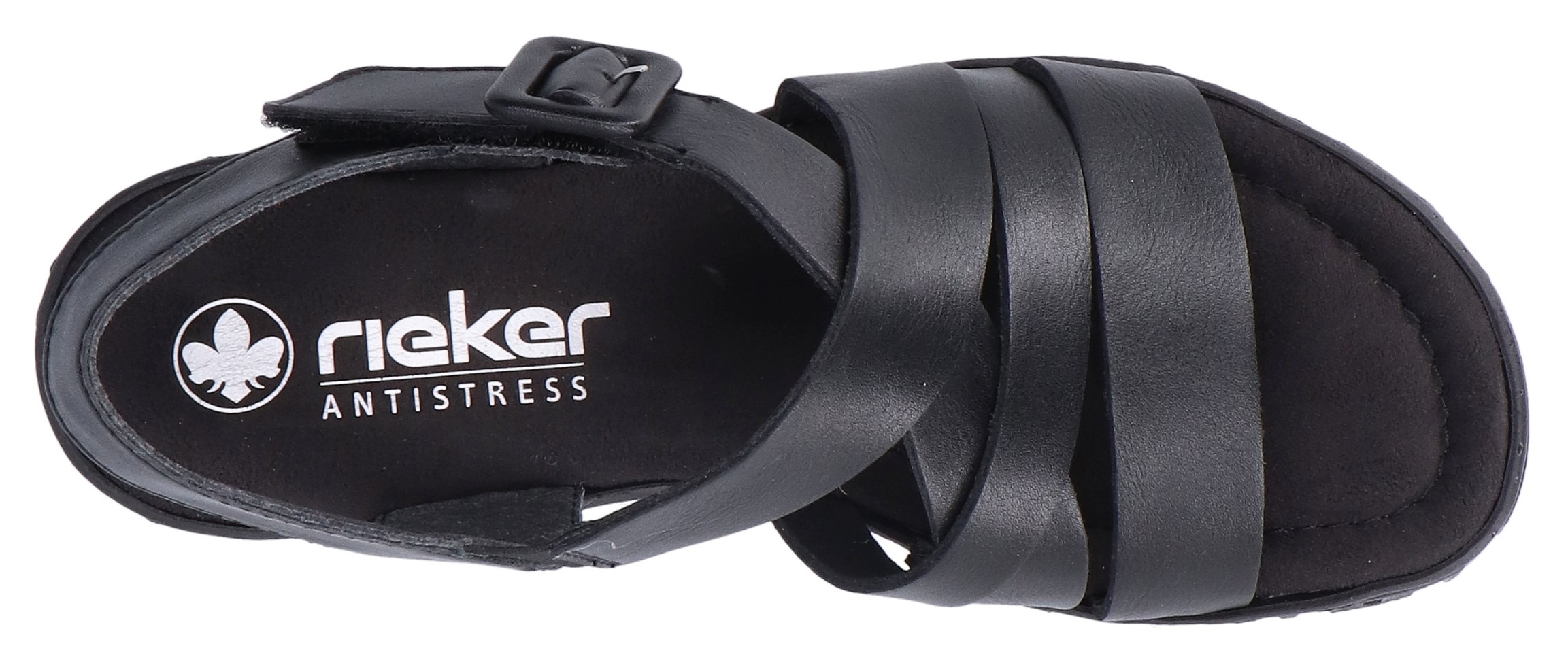 Rieker Plateausandaletten  Sommerschuh, Keilsandalette mit Klettverschluss