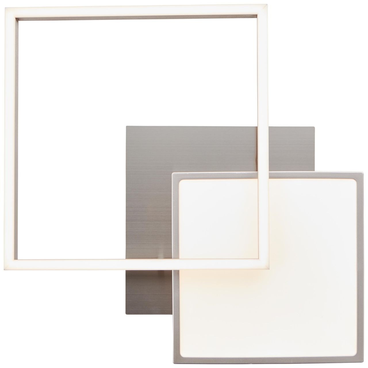 Brilliant Deckenleuchte »Zelia«, 1 flammig, LED Deckenlampe 41x41cm nickel günstig online kaufen