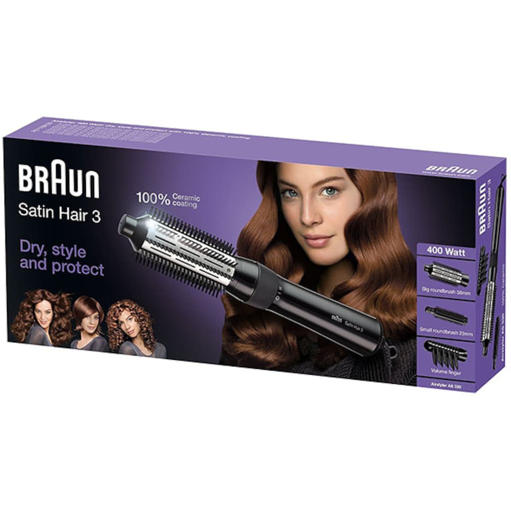 Braun Warmluftbürste »Braun Satin Hair 3 Warmluftbürste«, 3 Aufsätze}