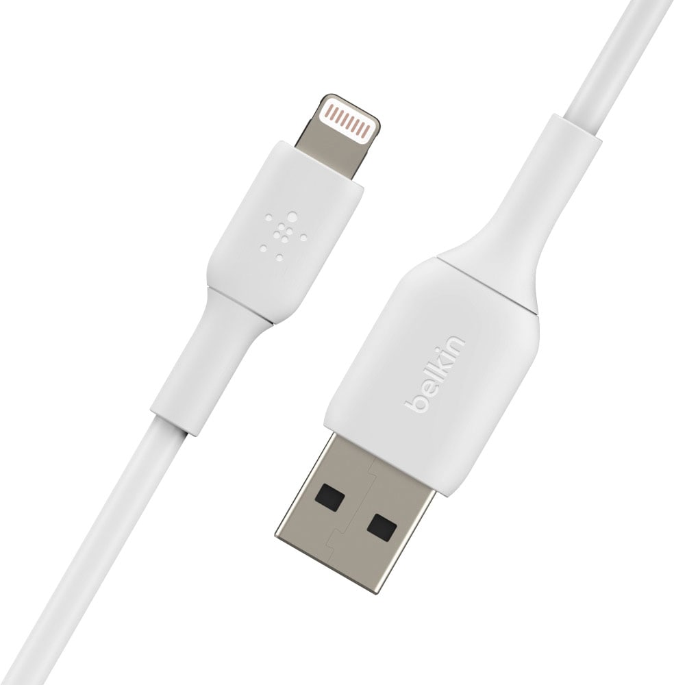 Belkin Smartphone-Kabel »Lightning Lade/Sync Kabel PVC mfi zertifiziert 3m«, USB Typ A, Lightning, 300 cm