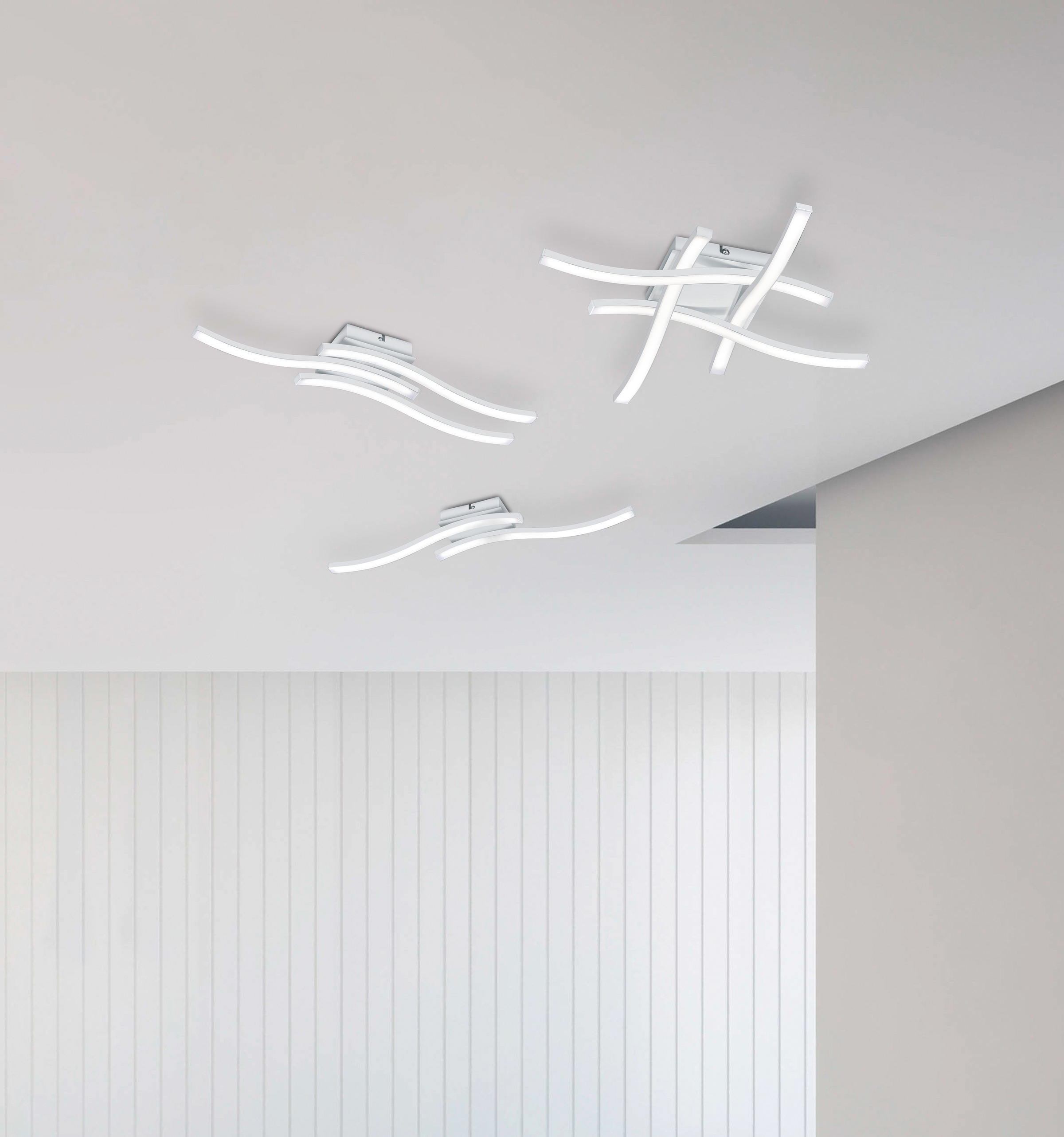 REALITY Leuchten LED Deckenleuchte »Route«, 2 flammig, Leuchtmittel LED-Mod günstig online kaufen