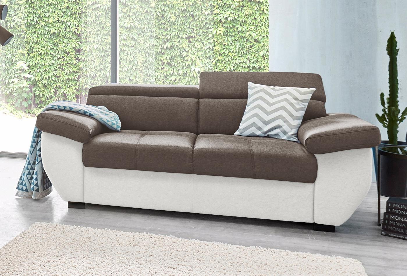 COTTA 2-Sitzer »Speedway«, Big-Sofa mit Kopfteilverstellung günstig online kaufen