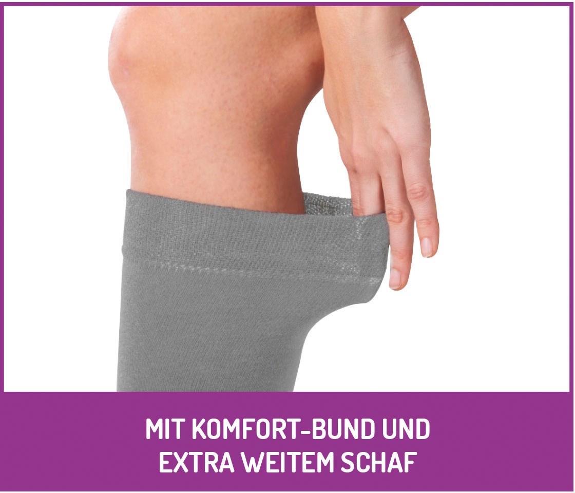 Fußgut Diabetikersocken »Venenfreund Kniestrümpfe«, (2 Paar), sensitiv  online kaufen