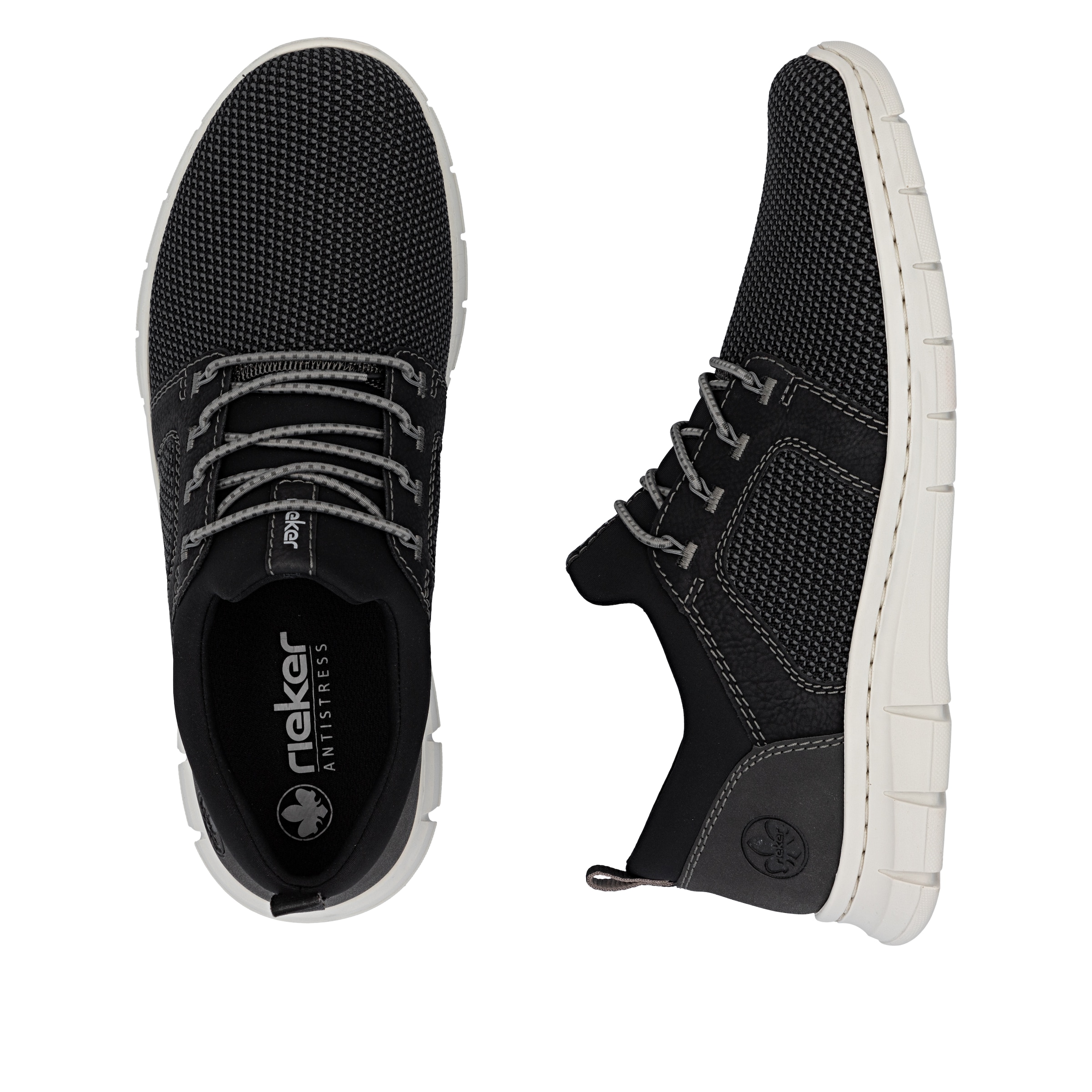 Rieker Slip-On Sneaker, Schlupfschuh, Halbschuh, Freizeitschuh mit Gummizug, zum Schlupfen