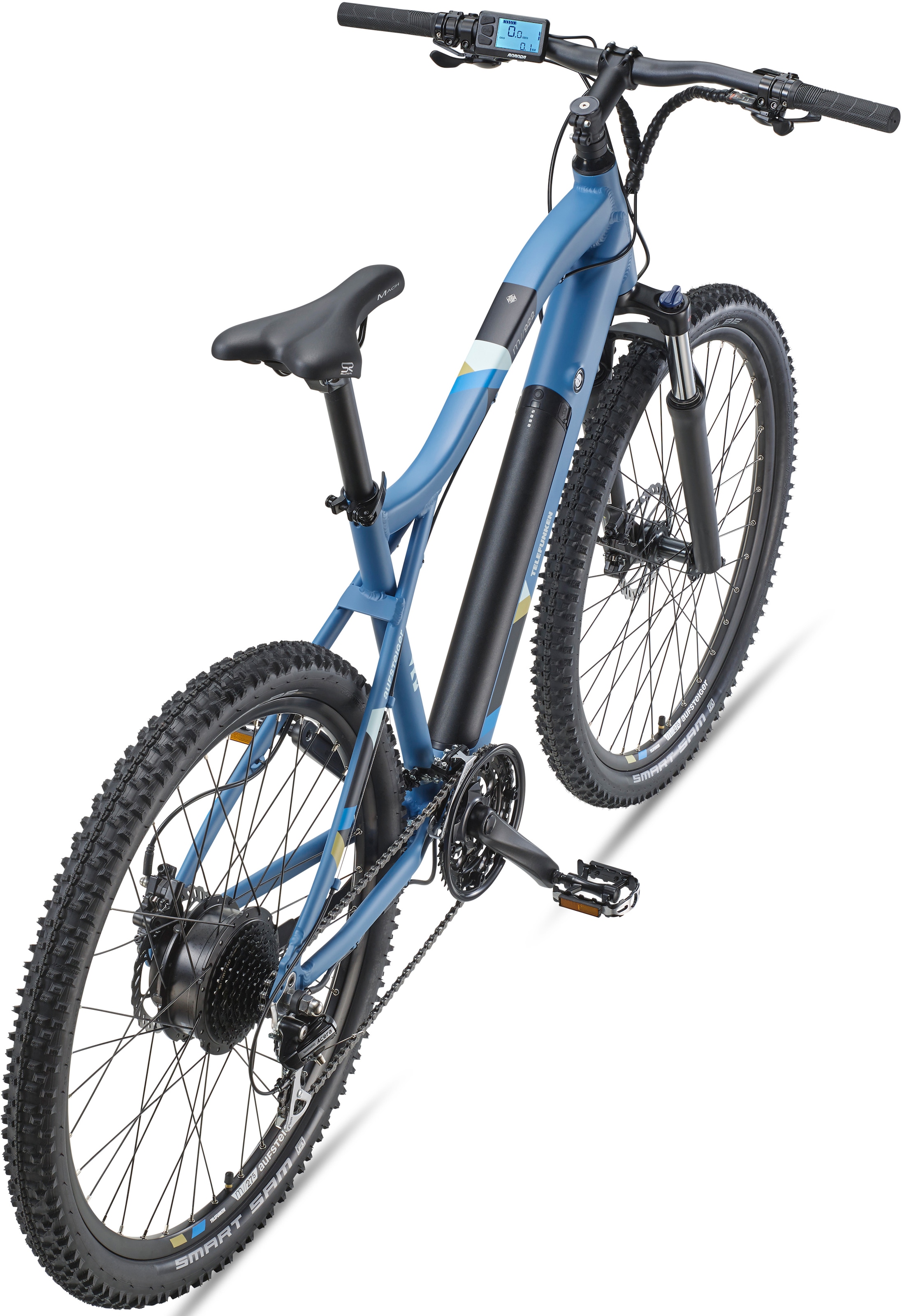 Telefunken E-Bike »Aufsteiger M922«, 24 Gang, Shimano, Acera, Heckmotor 250 W, Pedelec, Elektrofahrrad für Damen u. Herren, MTB