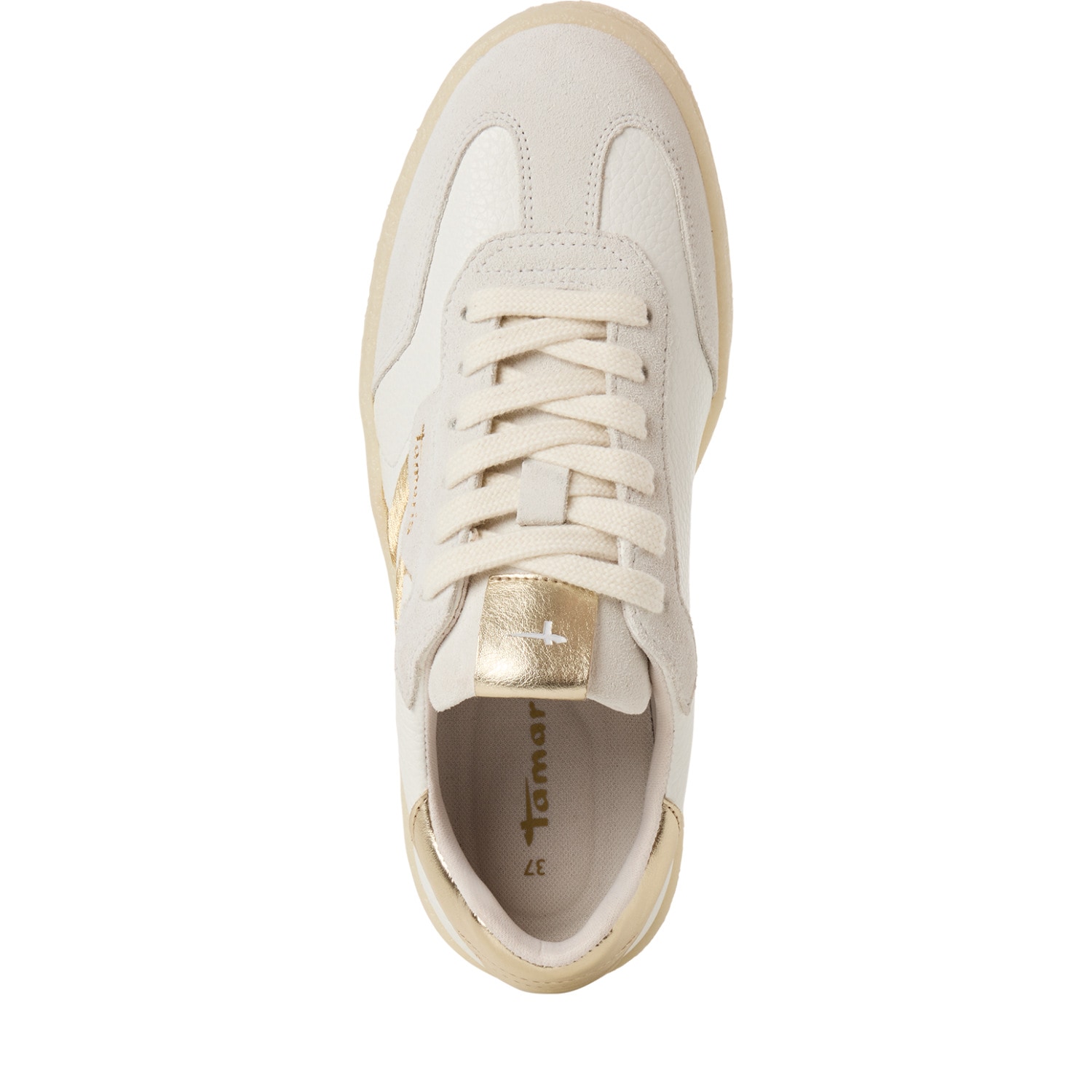 Tamaris Plateausneaker  , Schnürschuh, Halbschuh, Freizeitschuh mit gepolstertem Schaftrand