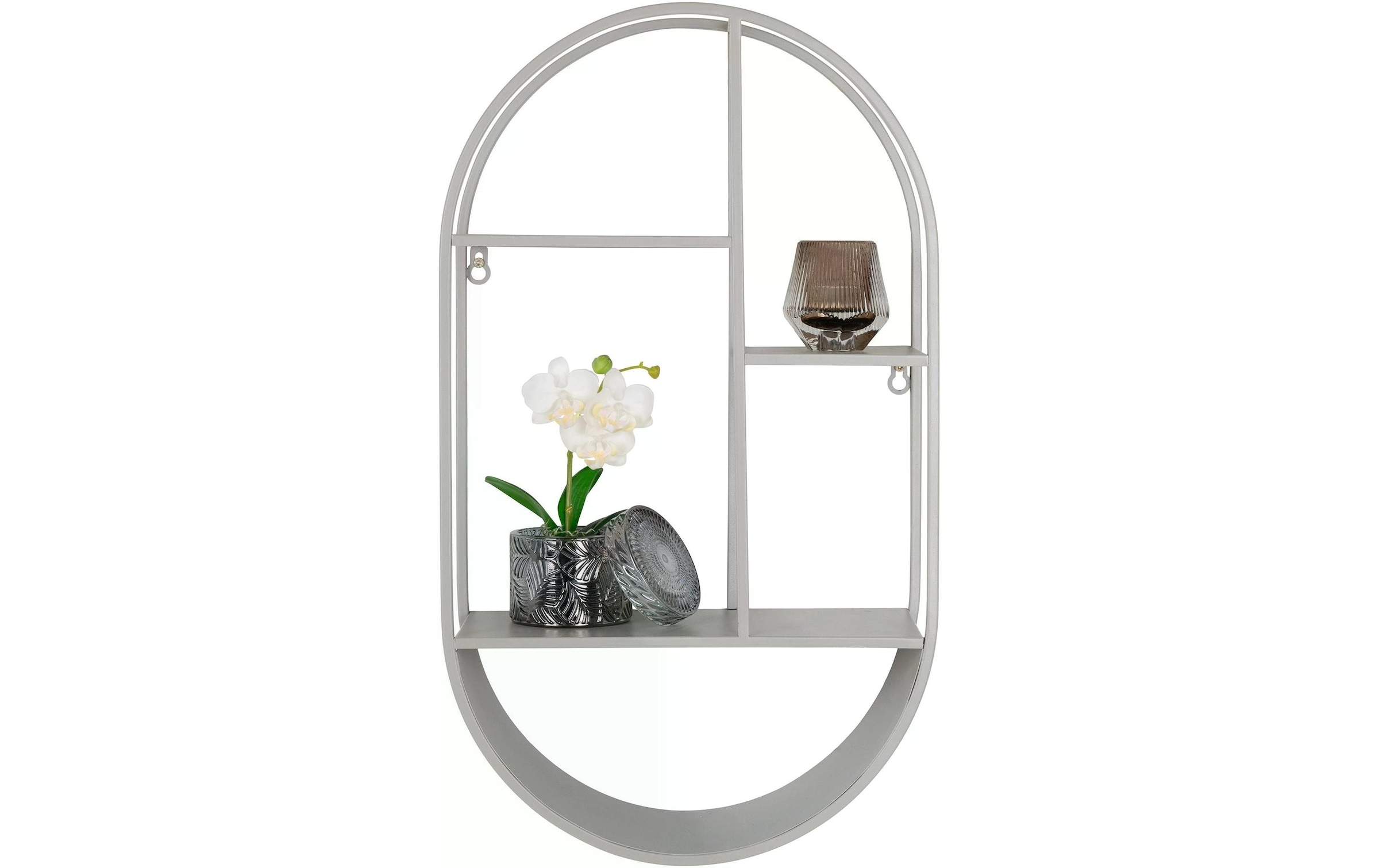 House Nordic Wandregal »Wandregal Feira 35 x 15 x 60 cm Grau«