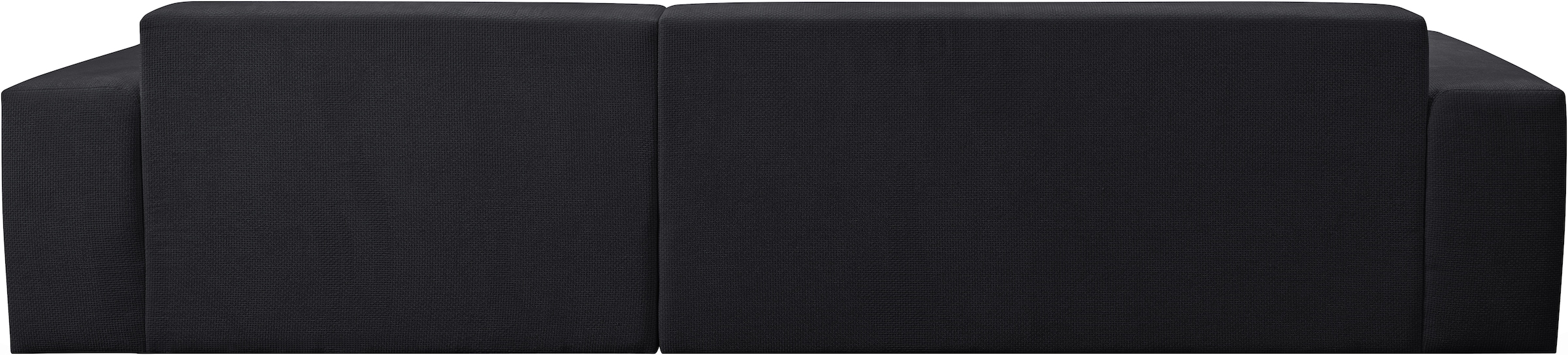 WERK2 Ecksofa »Zeus-XL 311 cm breit, bequemes Mega-Sofa in L-Form, große Sitztiefe« Curvy-trend Chenille Big-Sofa mit 210 cm XXL-Ottomane für 2 Personen