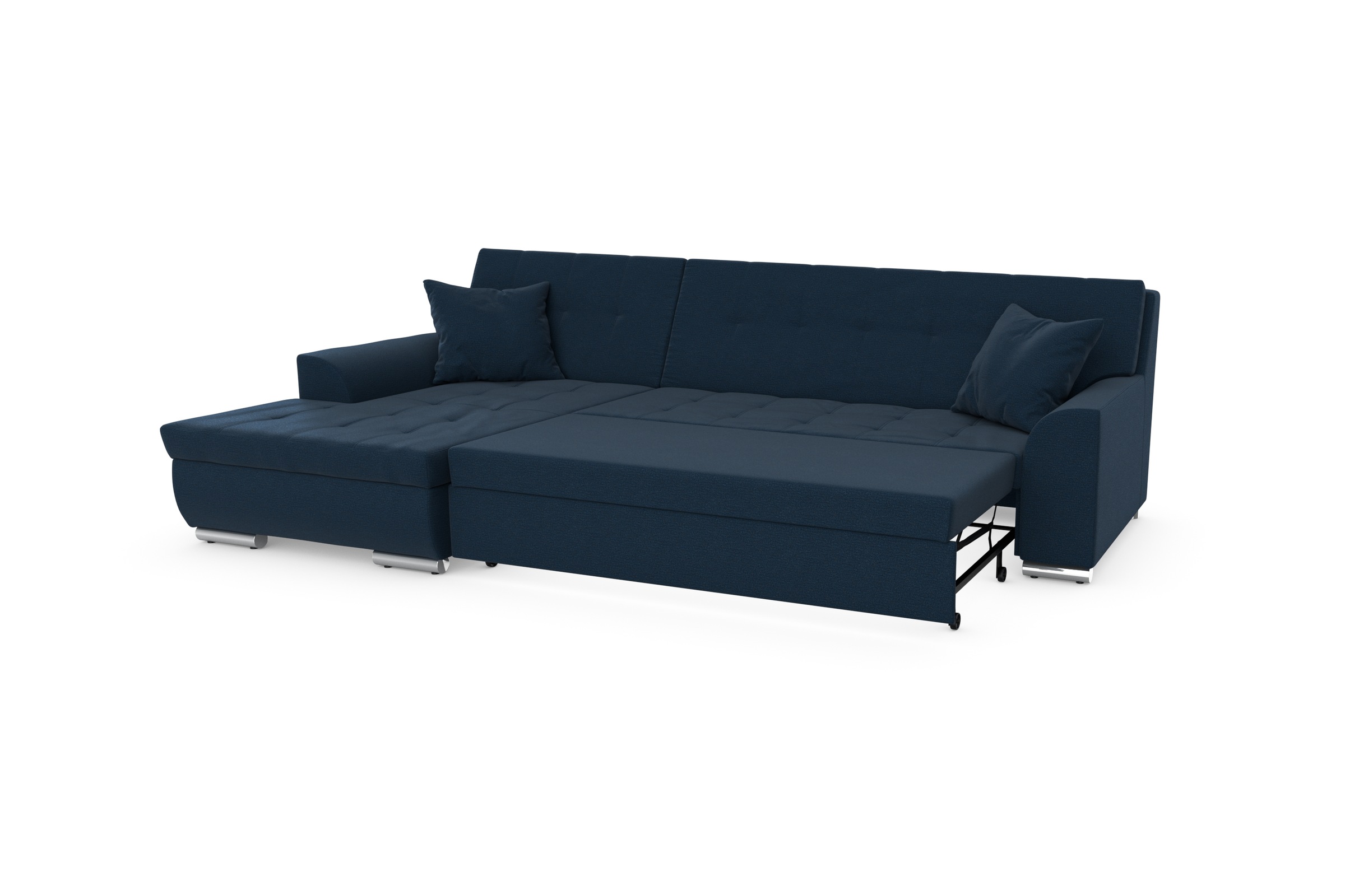 DOMO collection Ecksofa Treviso, wahlweise mit Bettfunktion, incl. Zierkissen