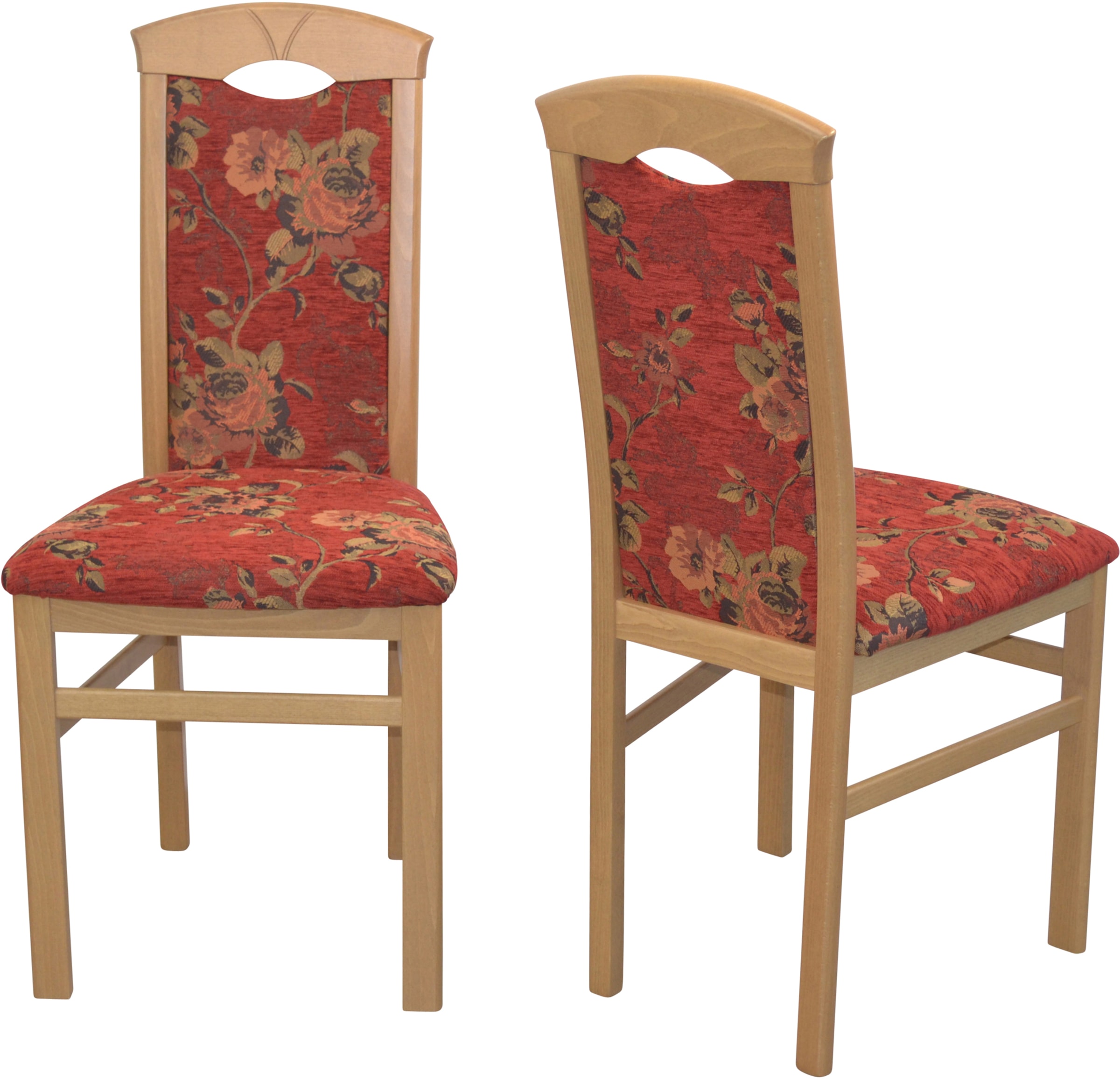 HOFMANN LIVING AND MORE Esszimmerstuhl, (Set), 2 St., Webstoff-Polyester günstig online kaufen