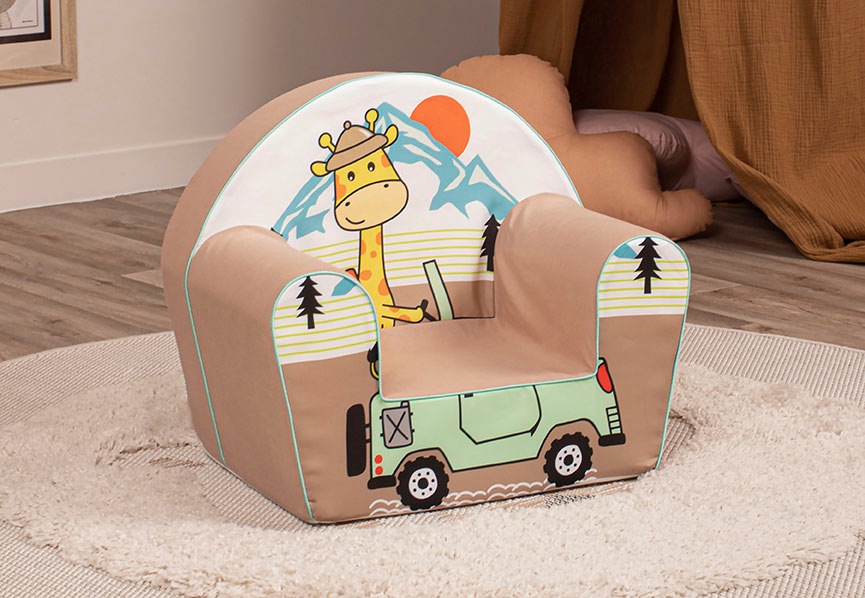 Knorrtoys® Sessel »Giraffe on Tour«, für Kinder; Made in Europe