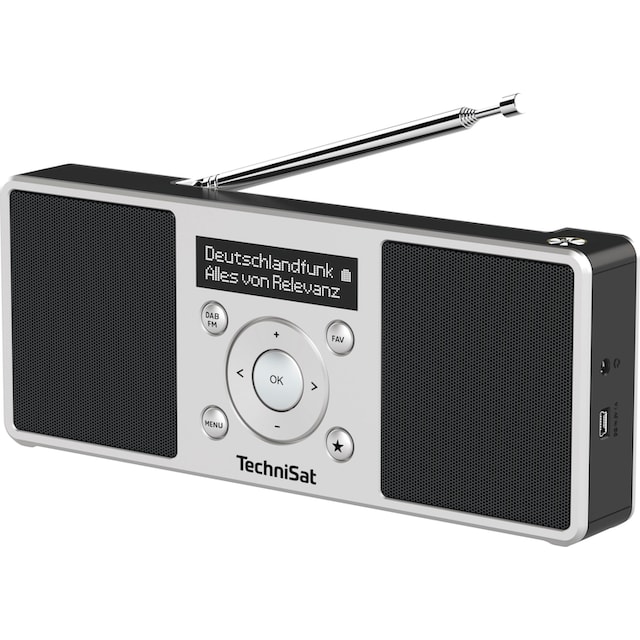 TechniSat Digitalradio (DAB+) »DIGITRADIO 1 S«, (Digitalradio (DAB+)-UKW  mit RDS 2 W), Made in Germany auf Rechnung kaufen