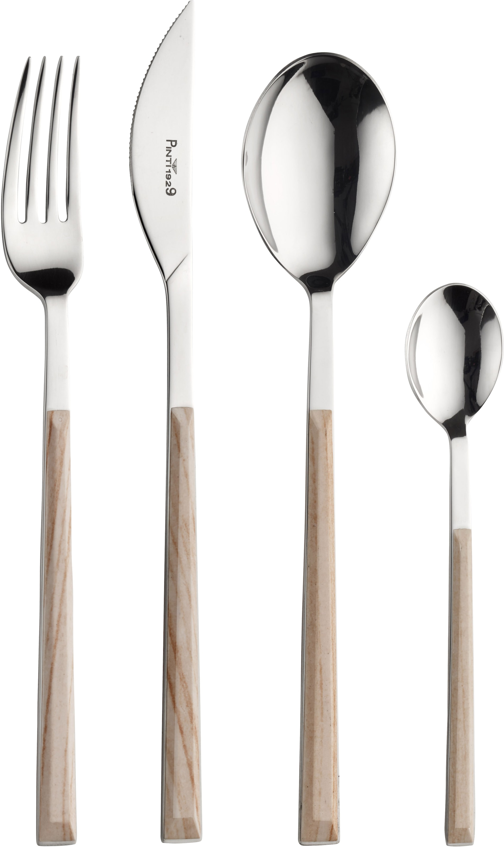 PINTINOX Besteck-Set »Sushi« mit Kunststoffgriff in Holz-Optik günstig online kaufen