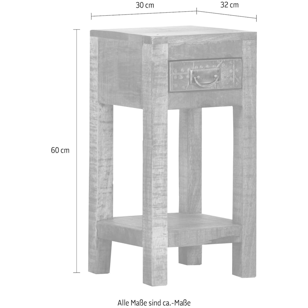 Gutmann Factory Beistelltisch »Oriental«, aus Massivholz Mango
