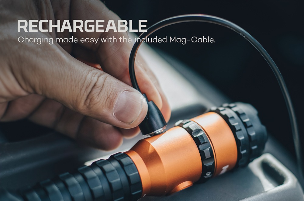 NEBO LED Taschenlampe »Nebo Master Series FL3000« Set, Taschenlampe inkl. Ladekabel, 2 Stk. tlg.