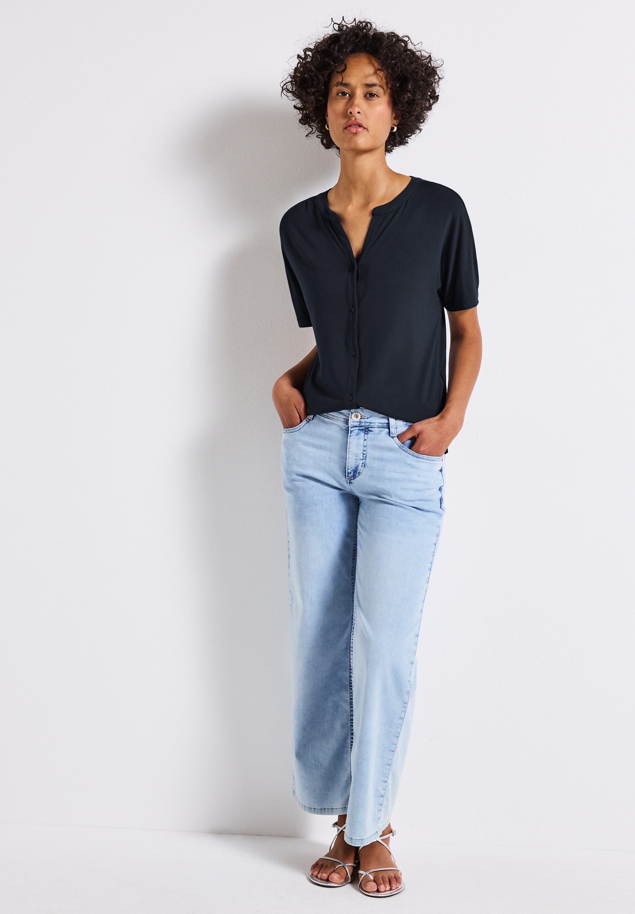 STREET ONE T-Shirt im Tunika-Look