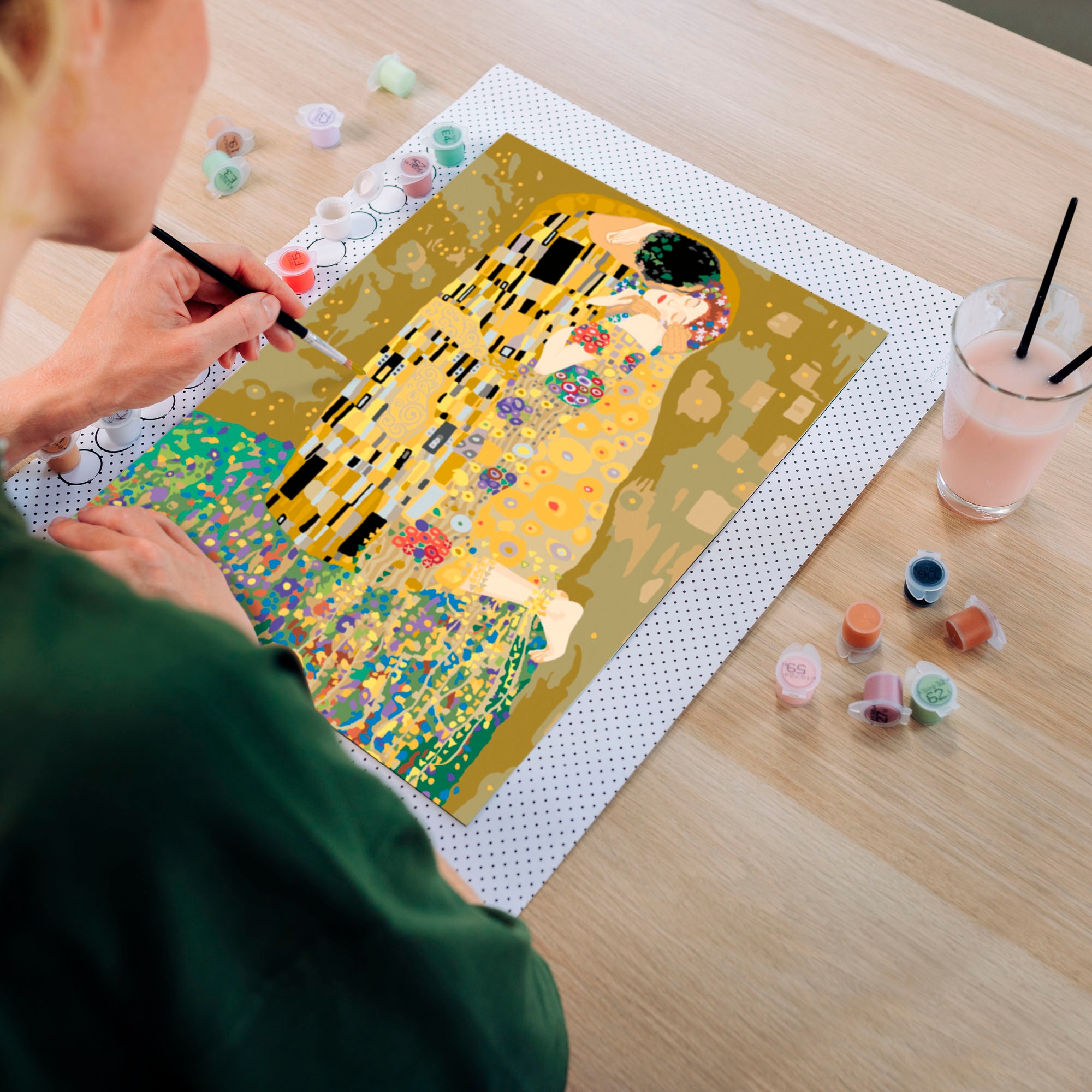 Ravensburger Malen nach Zahlen »CreArt, Leinwand ART Collection: Der Kuss (Klimt)« Made in Europe