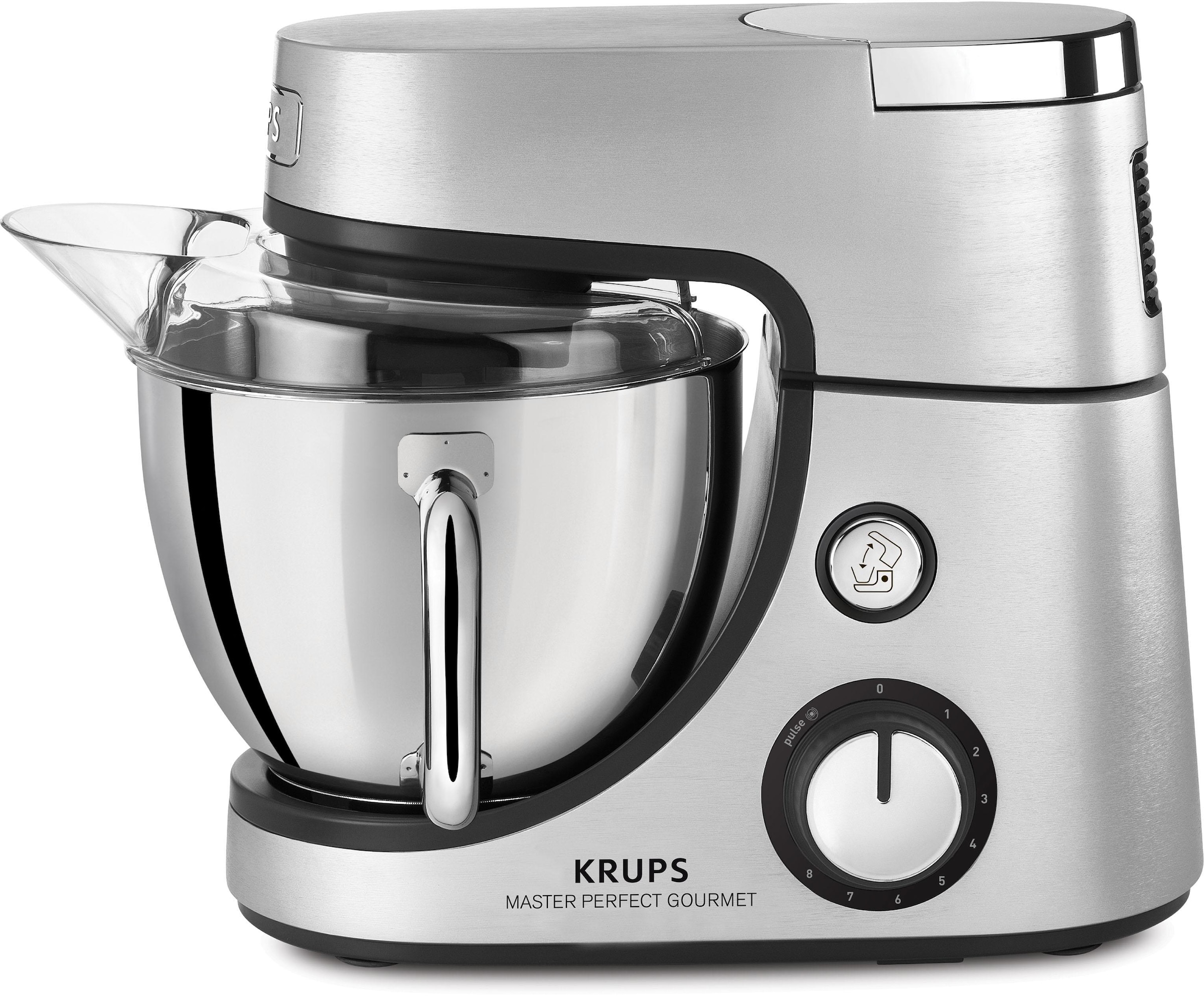 Krups Küchenmaschine »KA631D Master Perfect Gourmet«, mit umfangreichen Zubehörpaket, 8 Geschwindigkeiten+Pulse