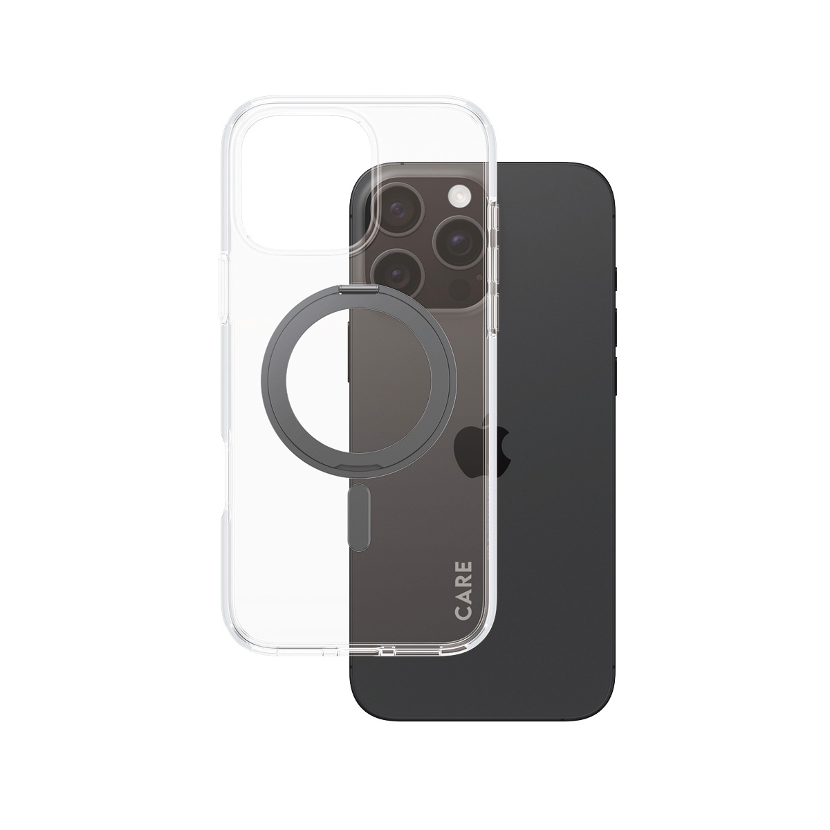 CARE by PanzerGlass Handyhülle »Kickstand Case für Apple iPhone 16 Pro Max«, Backcover, Schutzhülle, Handyschutzhülle, Case, Schutzcase, stoßfest