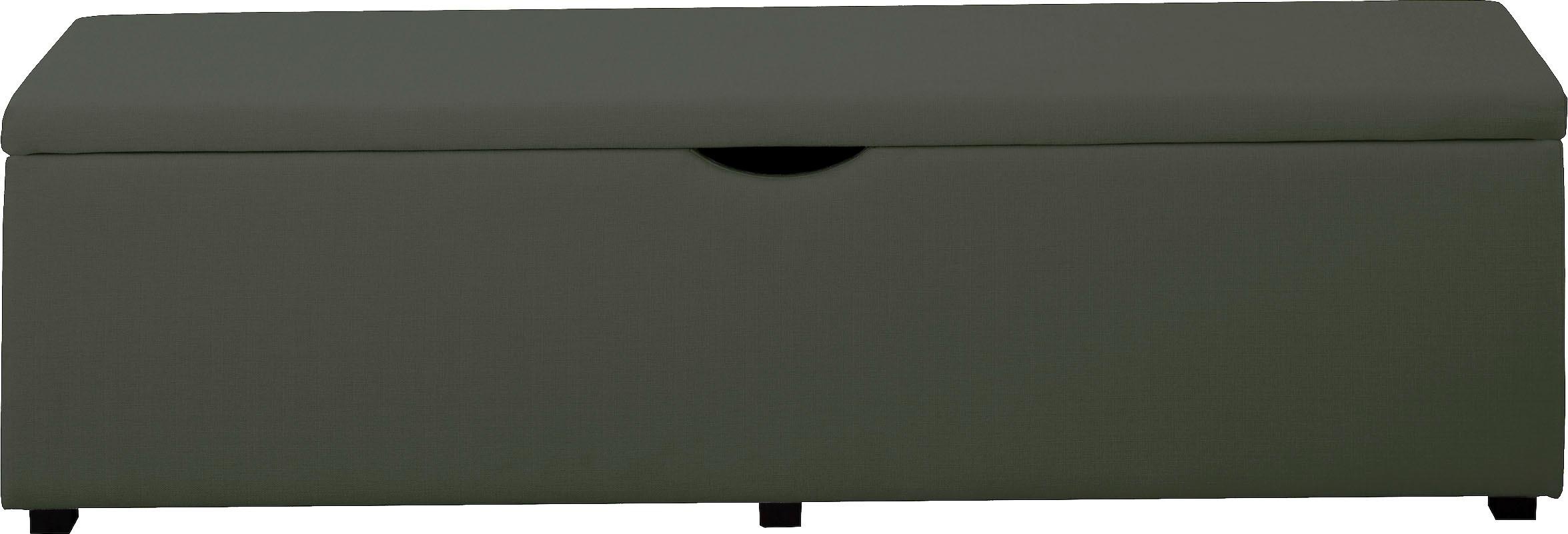 PLACES OF STYLE Hockerbank »Standard« Breite 120cm oder 160cm, auch als Garderobenbank oder Bettbank olive