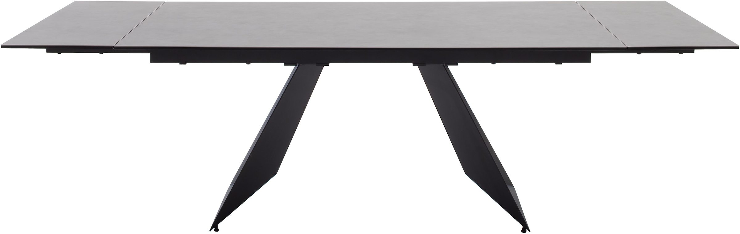 MCA furniture Esstisch »Nagoya« 1 Stk. tlg. Auszugstisch, Stirnauszug, Metallgestell, Keramik, Sicherheitsglas