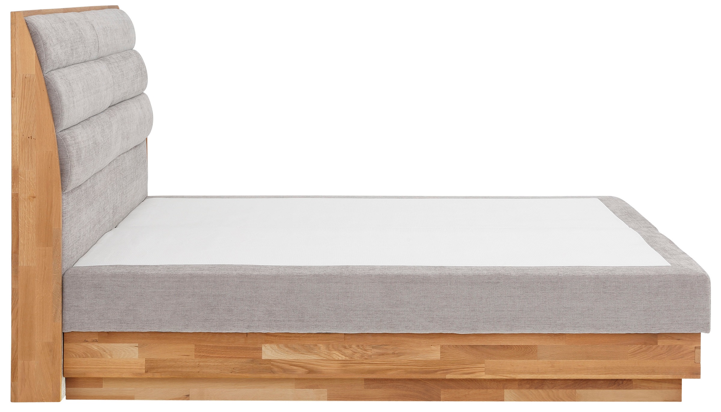 OTTO products Boxspringbett »Jenna«, ohne LED-Beleuchtung, mit zertifizierten, recycelten Bezugsstoffen